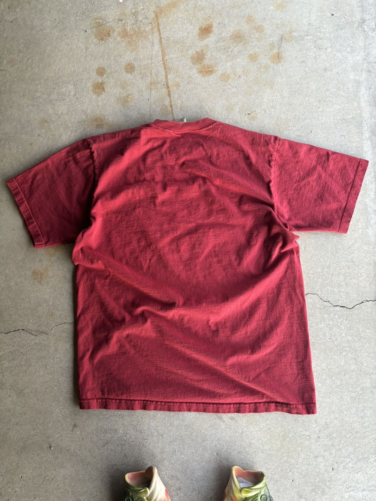 JNCO × Vintage Crazy Jnco Style Y2K Red Dragon Faded Boxy Oversized Tee Size US XL / EU 56 / 4 - 2 Thumbnail