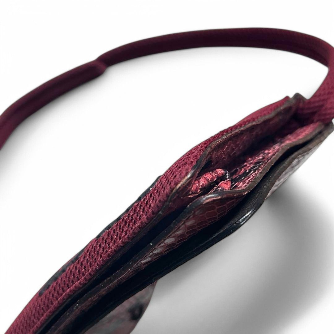 Miu Miu Miu Miu - Red Python Handbag Shoulder Bag Tech Y2K Size ONE SIZE - 5 Thumbnail