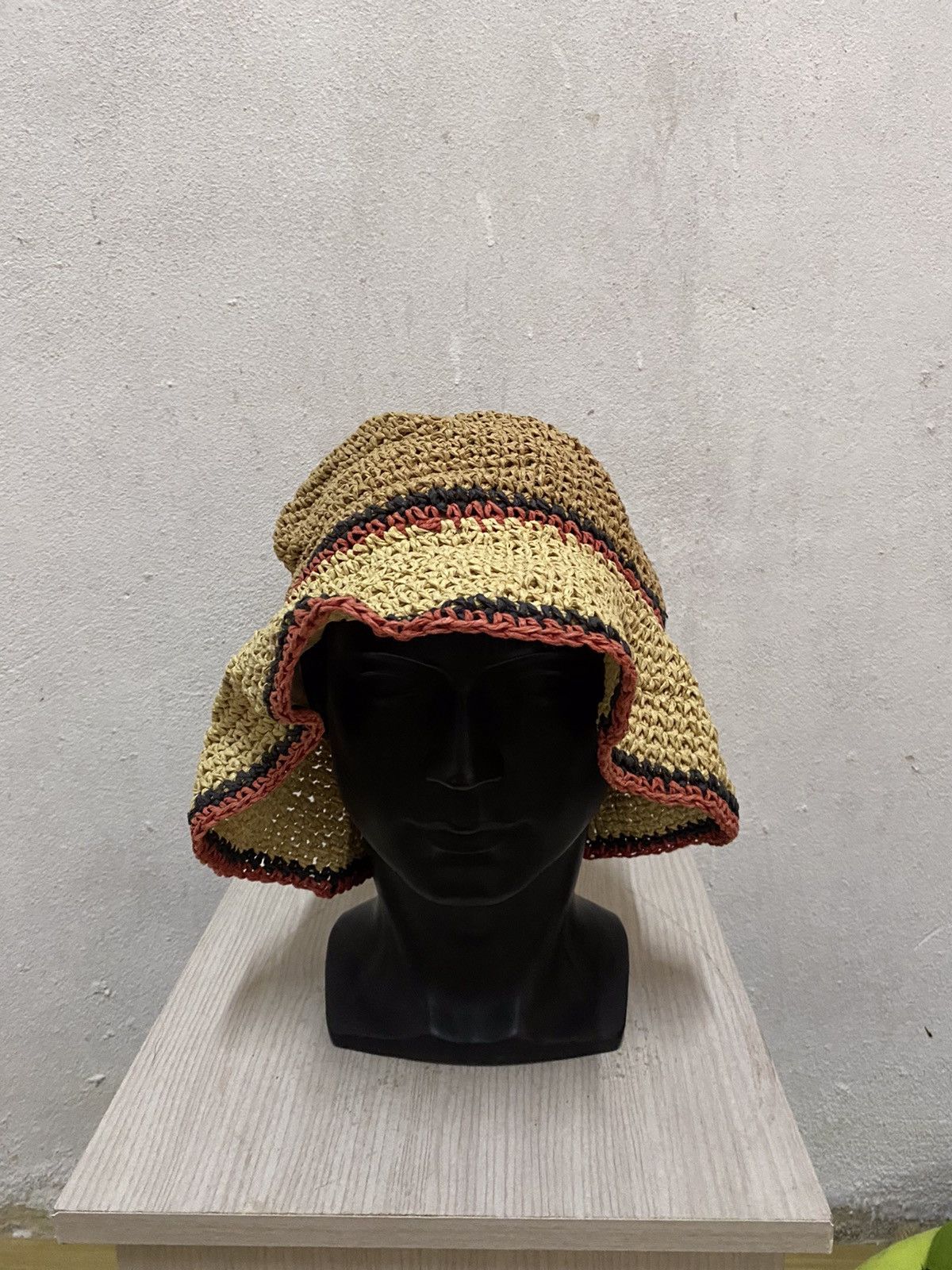 Vintage × Zara Zara Crochet Bucket Hat Size ONE SIZE - 2 Thumbnail