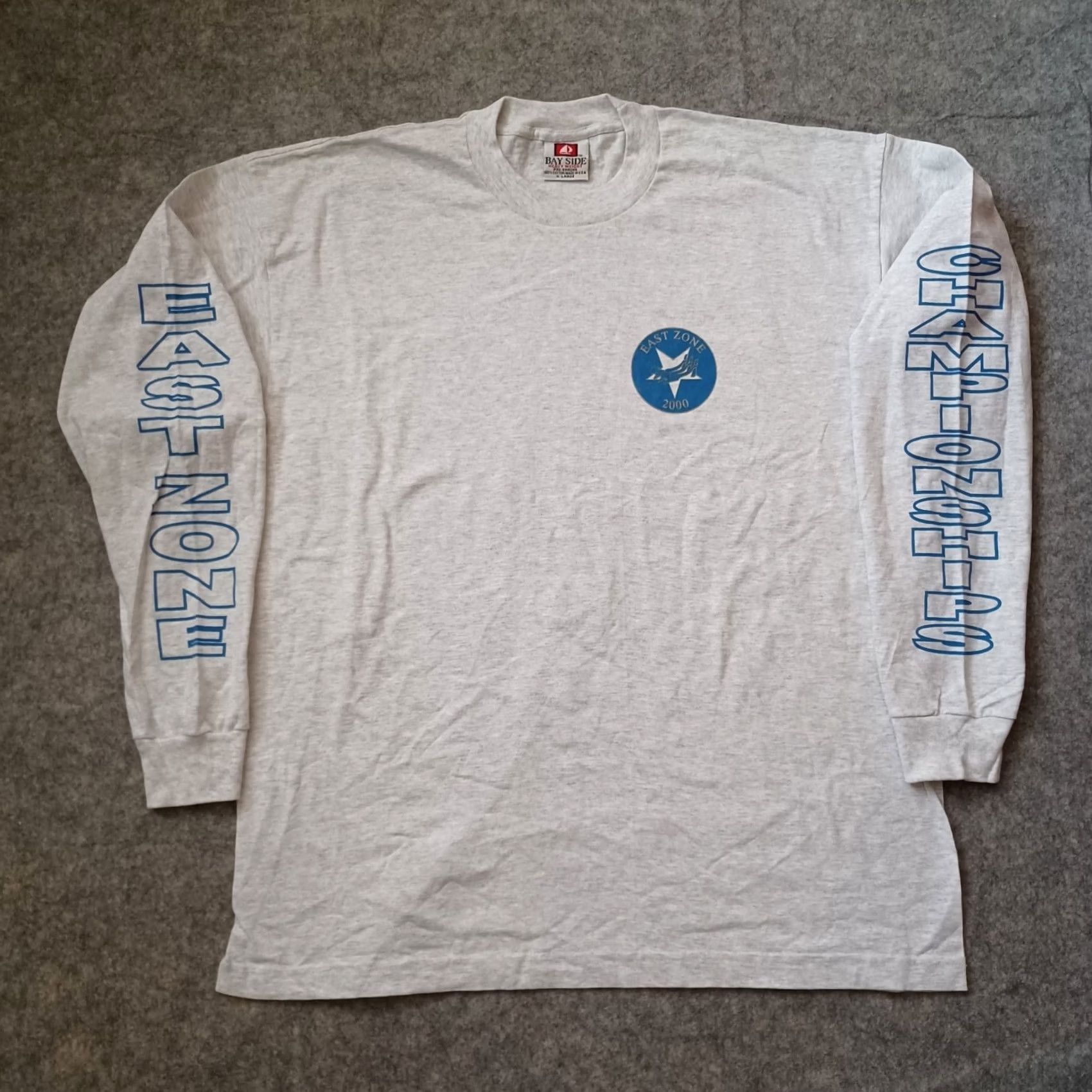 Vintage VINTAGE Bay Side East Zone Championships T Shirt Men Gray XL Long Sleeve USA Sports Logo Crew Neck Size US XL / EU 56 / 4 - 6 Thumbnail