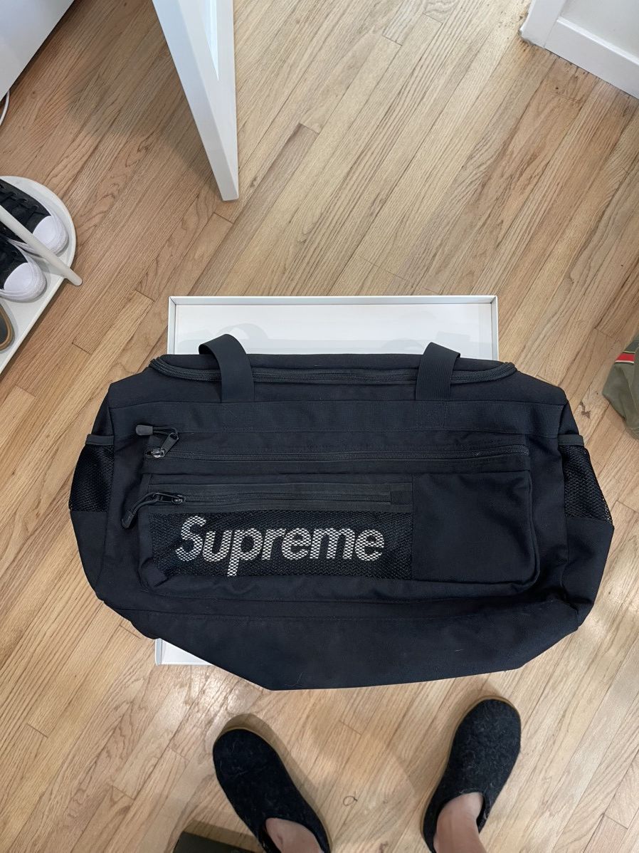 Supreme Supreme Duffle Bag SS2014 Black Size ONE SIZE - 2 Thumbnail
