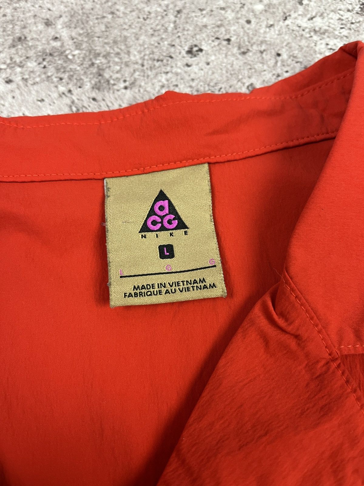 Nike ACG Nike ACG Technical Zip Shirt Red Mesh Panel Utility Outdoor Size US L / EU 52-54 / 3 - 7 Thumbnail