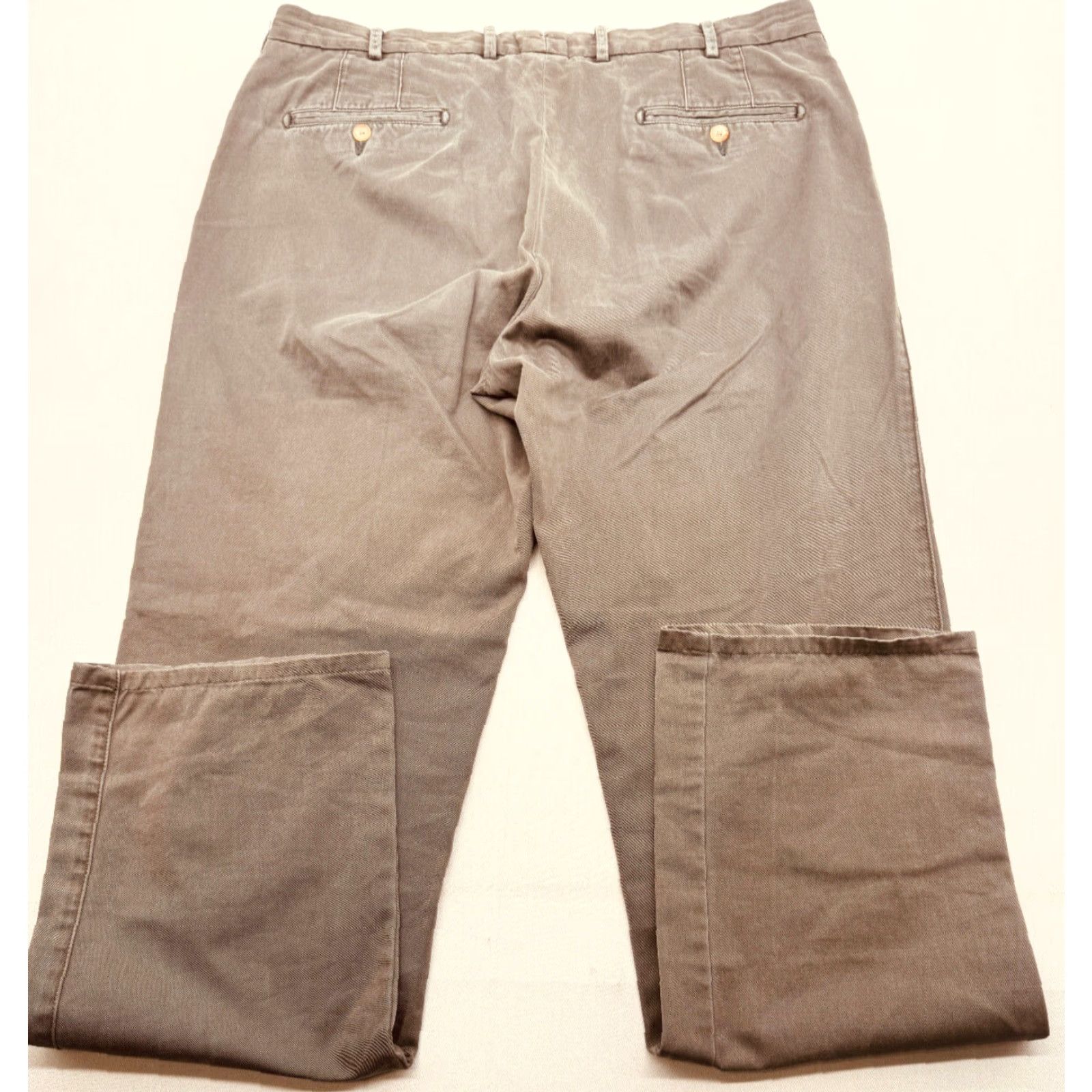Peter Millar Peter Millar Mens Pants 36 Green 100% Cotton Style MF14B84 Chino Straight Front Flat Pocket Inseam 32 Size US 36 / EU 52 - 3 Thumbnail