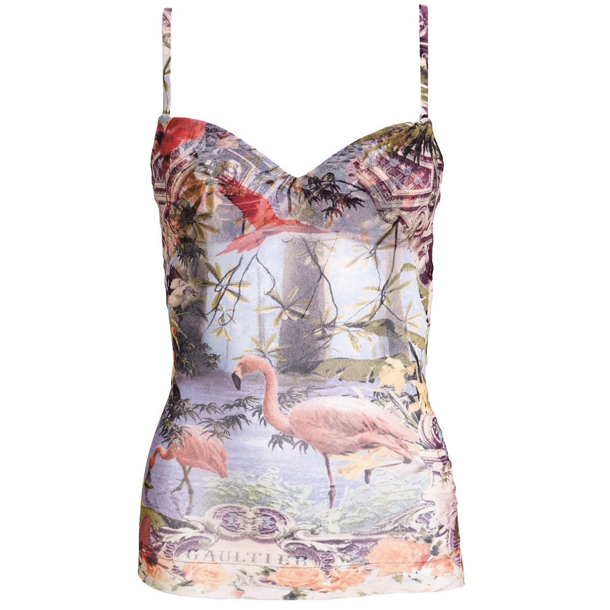 Jean Paul Gaultier Jean Paul Gaultier Flamingo Tank Top Size M / US 6-8 / IT 42-44 - 1 Thumbnail