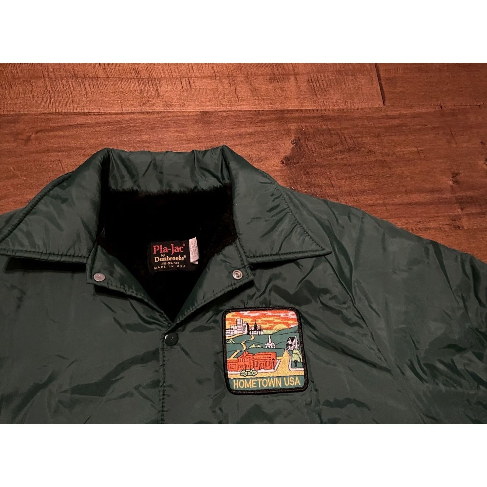 Dunbrooke VINTAGE Dunbrooke Pla-Jac Jacket Lined Snap USA Hometown Green XLarge Men's Size US XL / EU 56 / 4 - 2 Thumbnail
