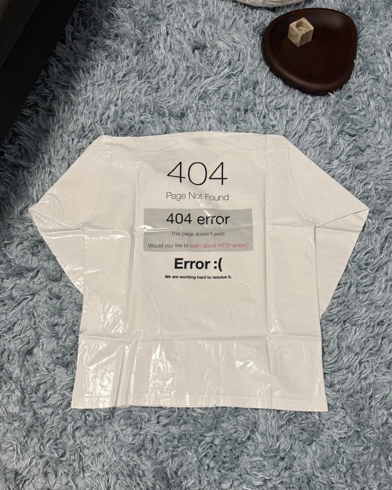 Balenciaga SS23 Loading Error Misplaced Neckline Laminated White LS Size US M / EU 48-50 / 2 - 2 Thumbnail