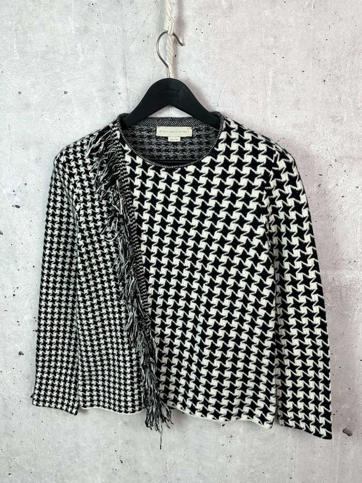 Stella McCartney Stella McCartney 2014 Runway Black White Mini Shift Sweater Size M / US 6-8 / IT 42-44 - 1 Thumbnail