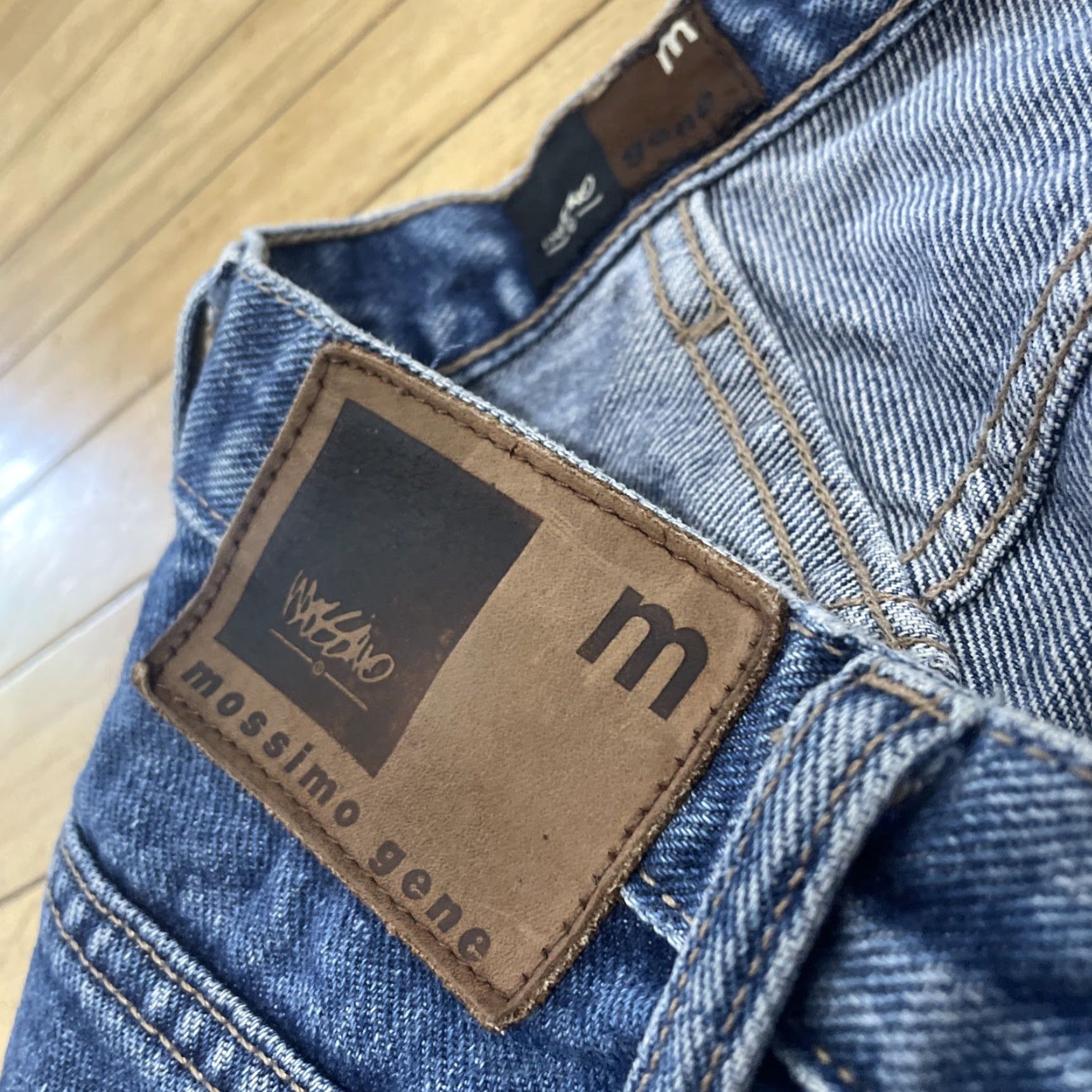 Mossimo Mossimo Gene Jeans Steam Boat Cut Men 38x34 Vtg 90s Baggy Skater Denim Wide Blue Shirt Mens Size US 38 / EU 54 - 4 Thumbnail