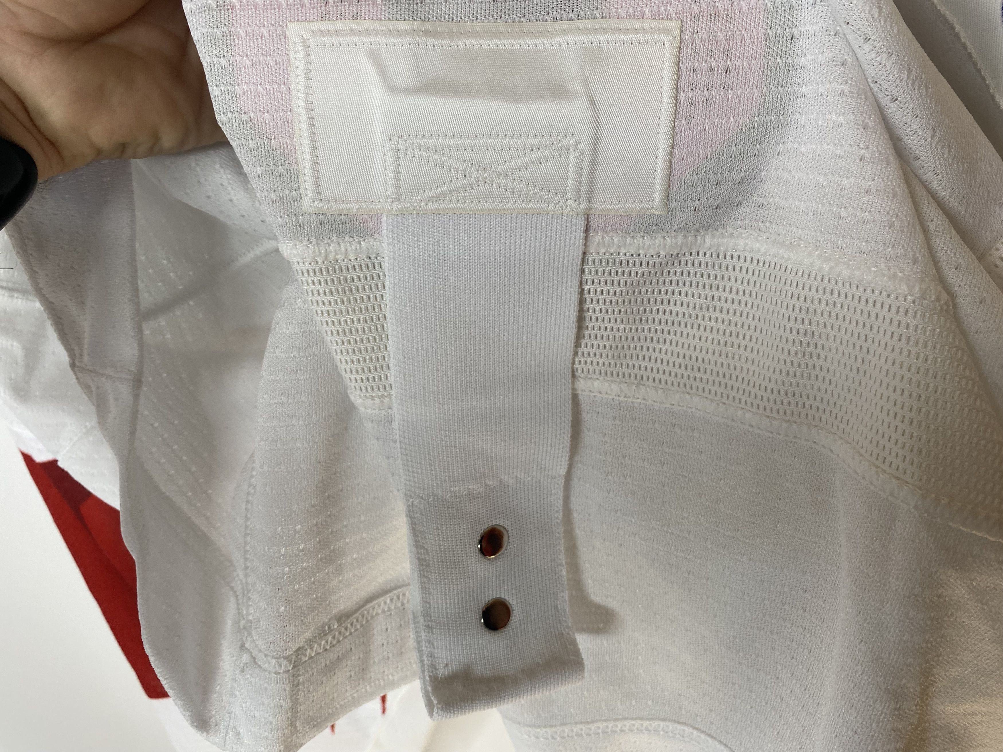 Nike #5 SWITZERLAND TEAM 2022 MATCH WORN ICE HOCKEY JERSEY SHIRT Size US L / EU 52-54 / 3 - 9 Thumbnail