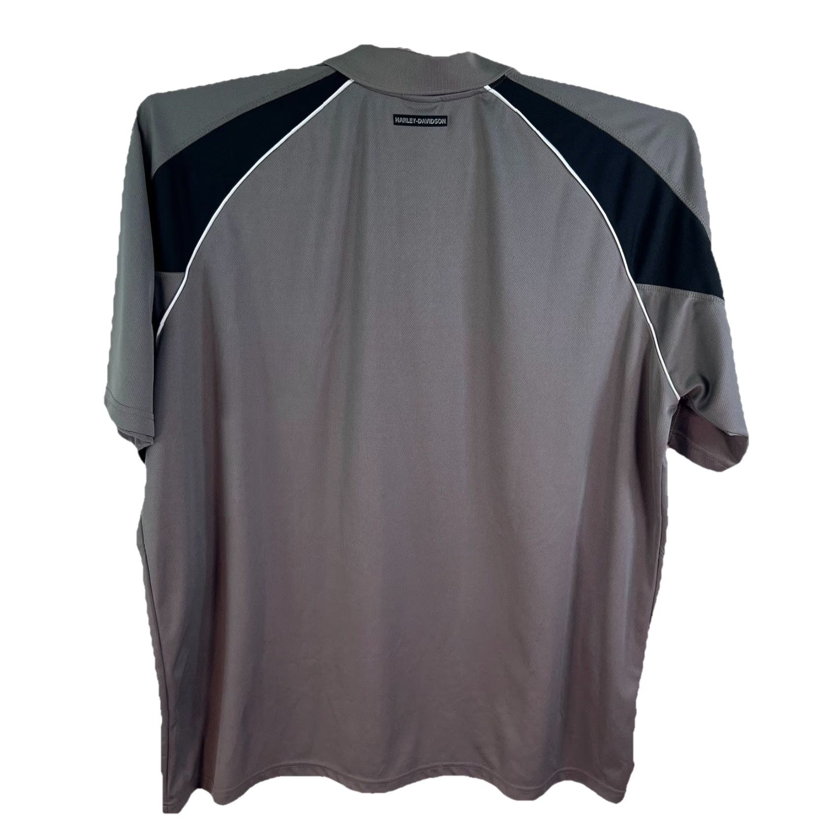 Harley Davidson Harley-Davidson Polo Shirt Men's 4XL Gray Greenville SC Size US XXL / EU 58 / 5 - 2 Thumbnail