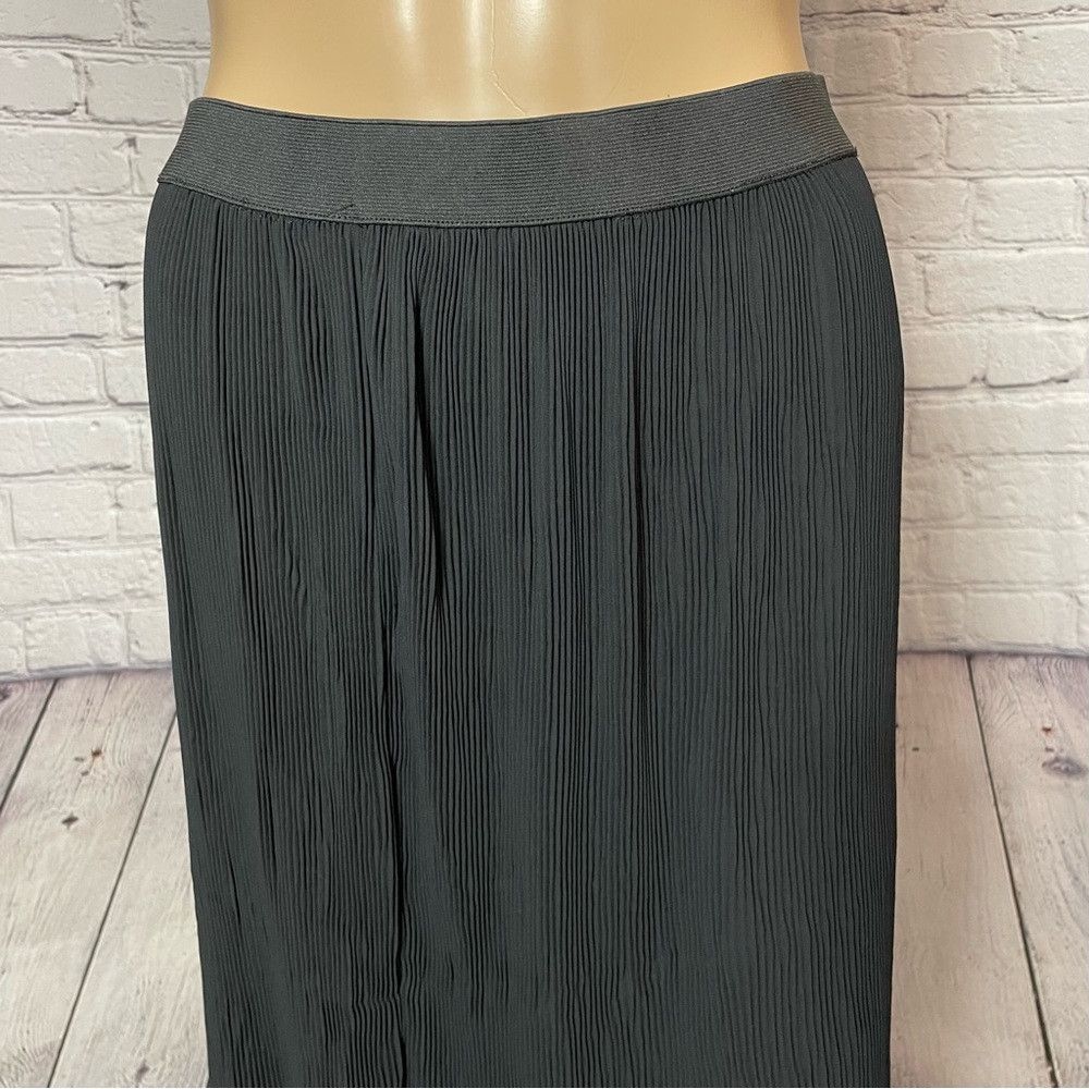 Adrianna Papell NWT New $99 Adrianna Papell Black Release Pleat Midi Skirt Size 32" / US 10 / IT 46 - 3 Thumbnail