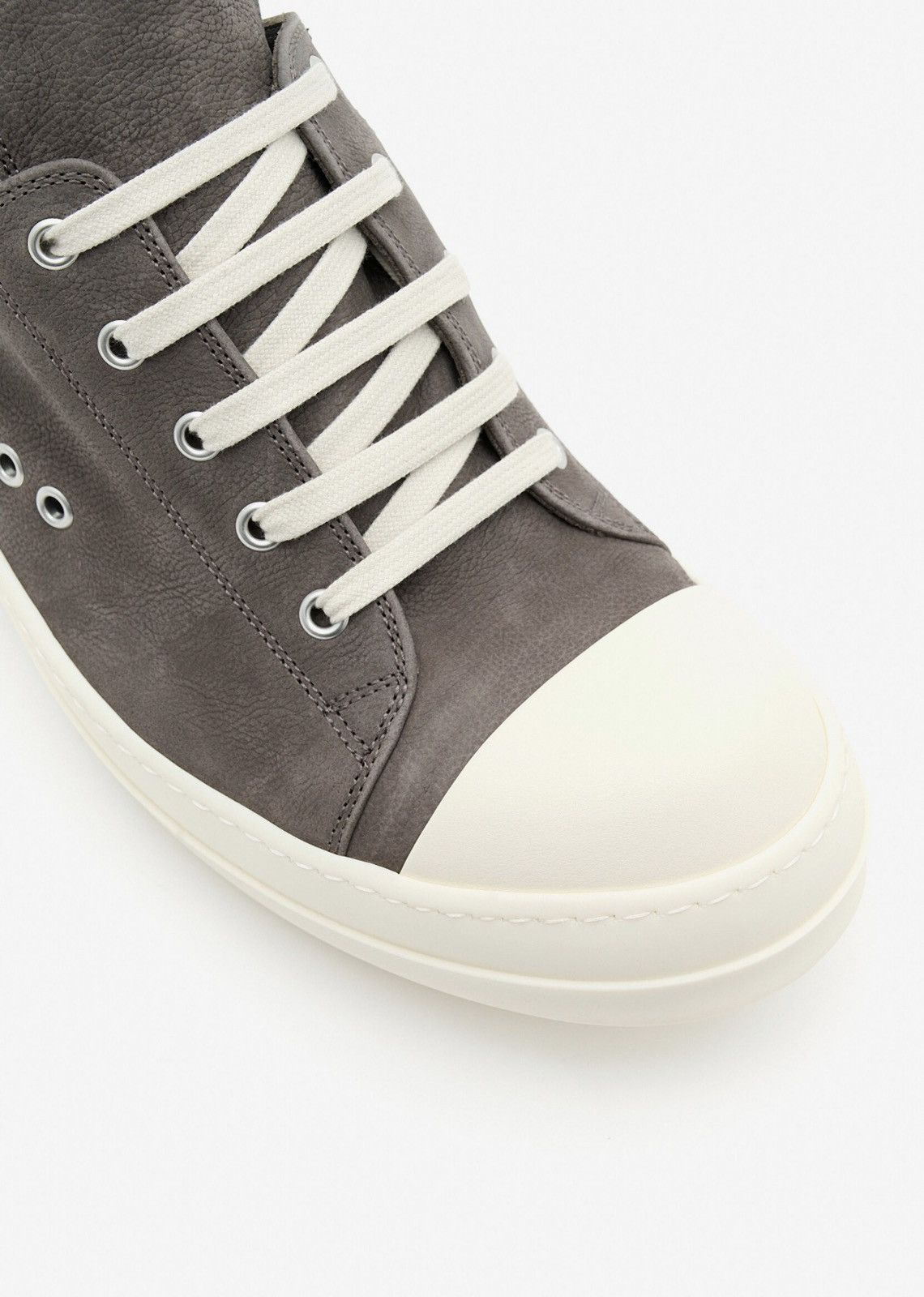 Rick Owens Last Rick Owens Eyelet-Detail Extreme Low Sneakers Size US 8 / EU 41 - 4 Thumbnail
