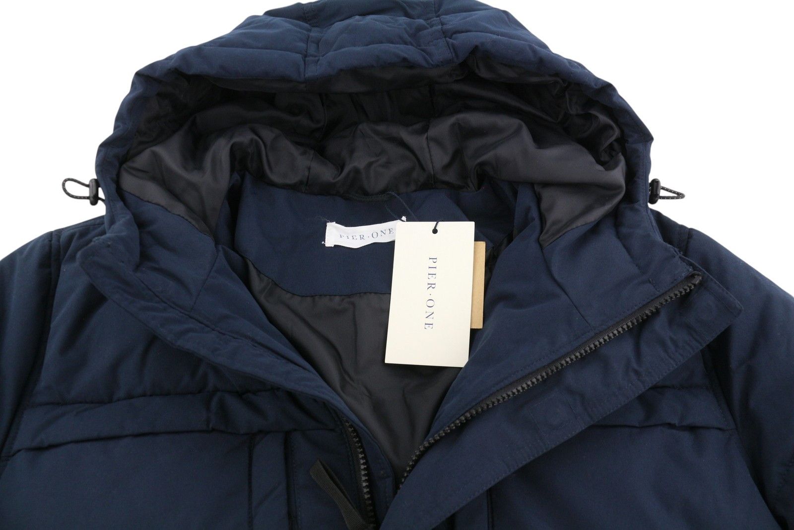 Other S Dark Blue Padded Hooded Quilted Lined 88052 Size S / US 4 / IT 40 - 6 Thumbnail
