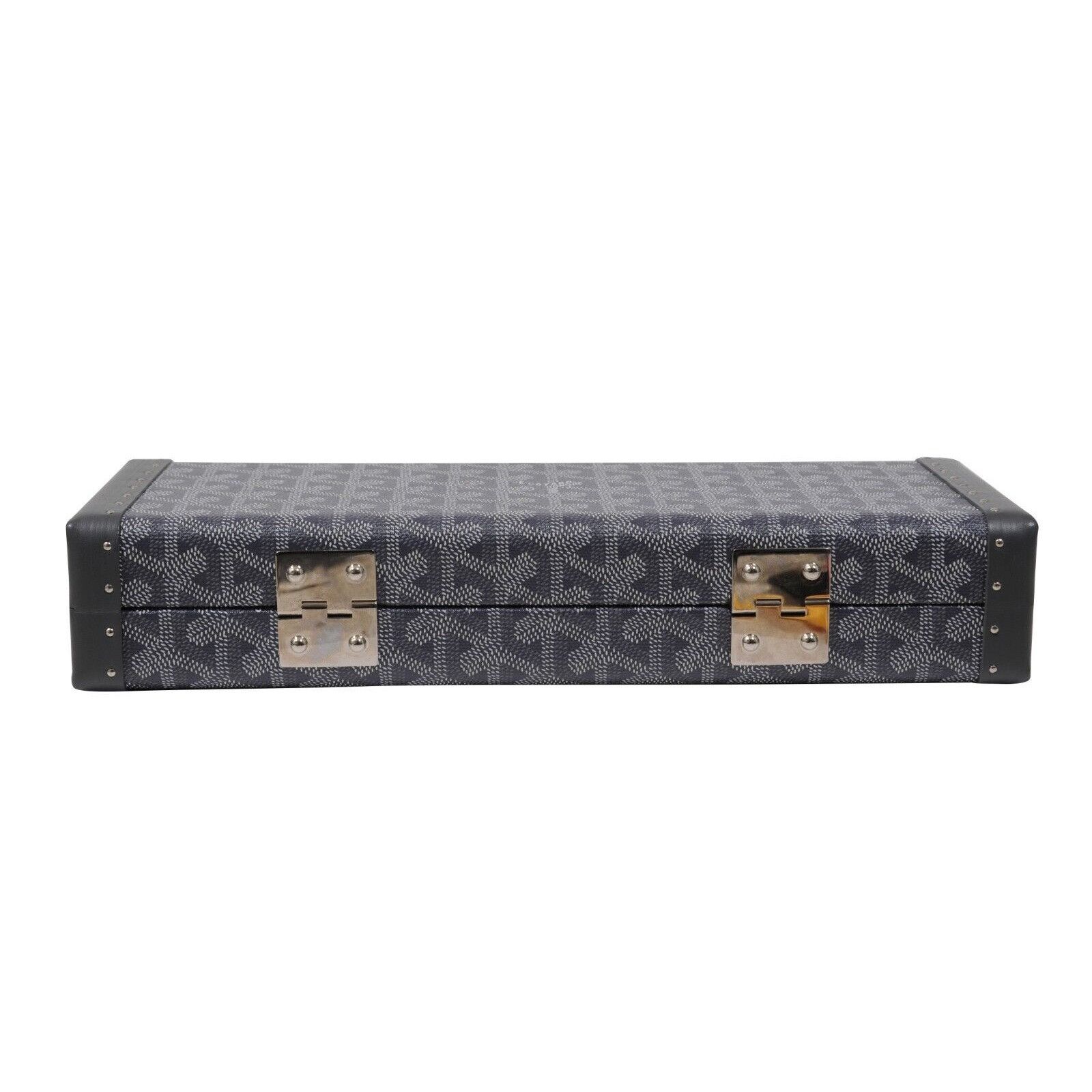 Goyard Saint Honore Trunk Bag Leather Gray Shoulder Rectangle Size ONE SIZE - 10 Thumbnail