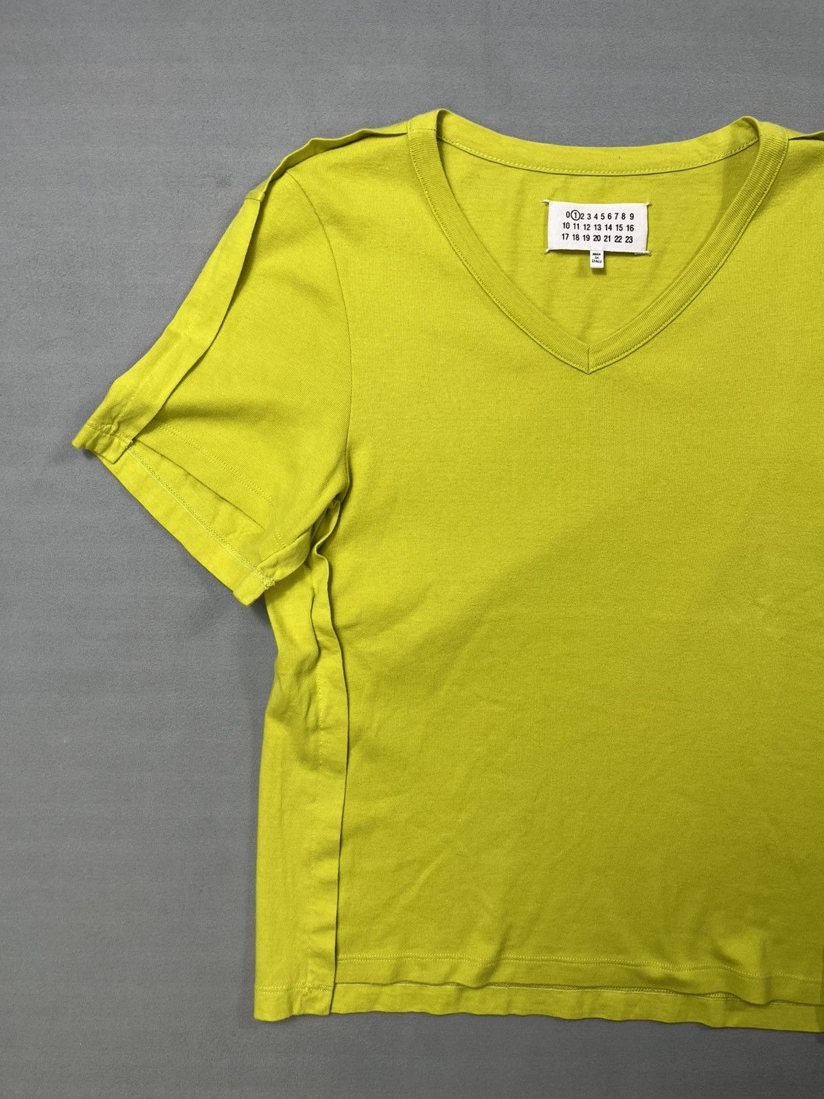 Maison Margiela Maison Margiela Line 1 FW2015 Layered Seam V-Neck T-Shirt a Size S / US 4 / IT 40 - 3 Thumbnail