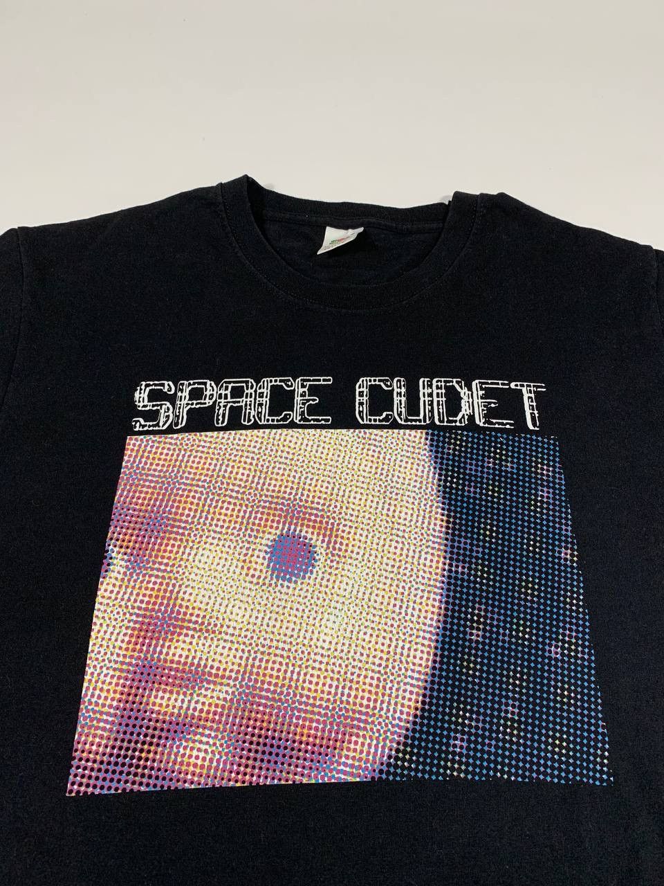 Fruit Of The Loom Space Cudet Vintage Black T-shirt Size US L / EU 52-54 / 3 - 3 Thumbnail