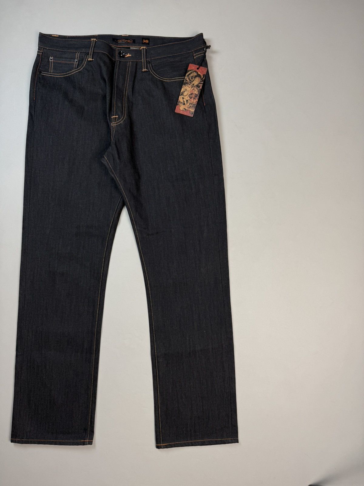 Ed Hardy BNWT! Ed Hardy By Christian Audigier Rap Baggy Denim Jeans Size US 38 / EU 54 - 11 Thumbnail