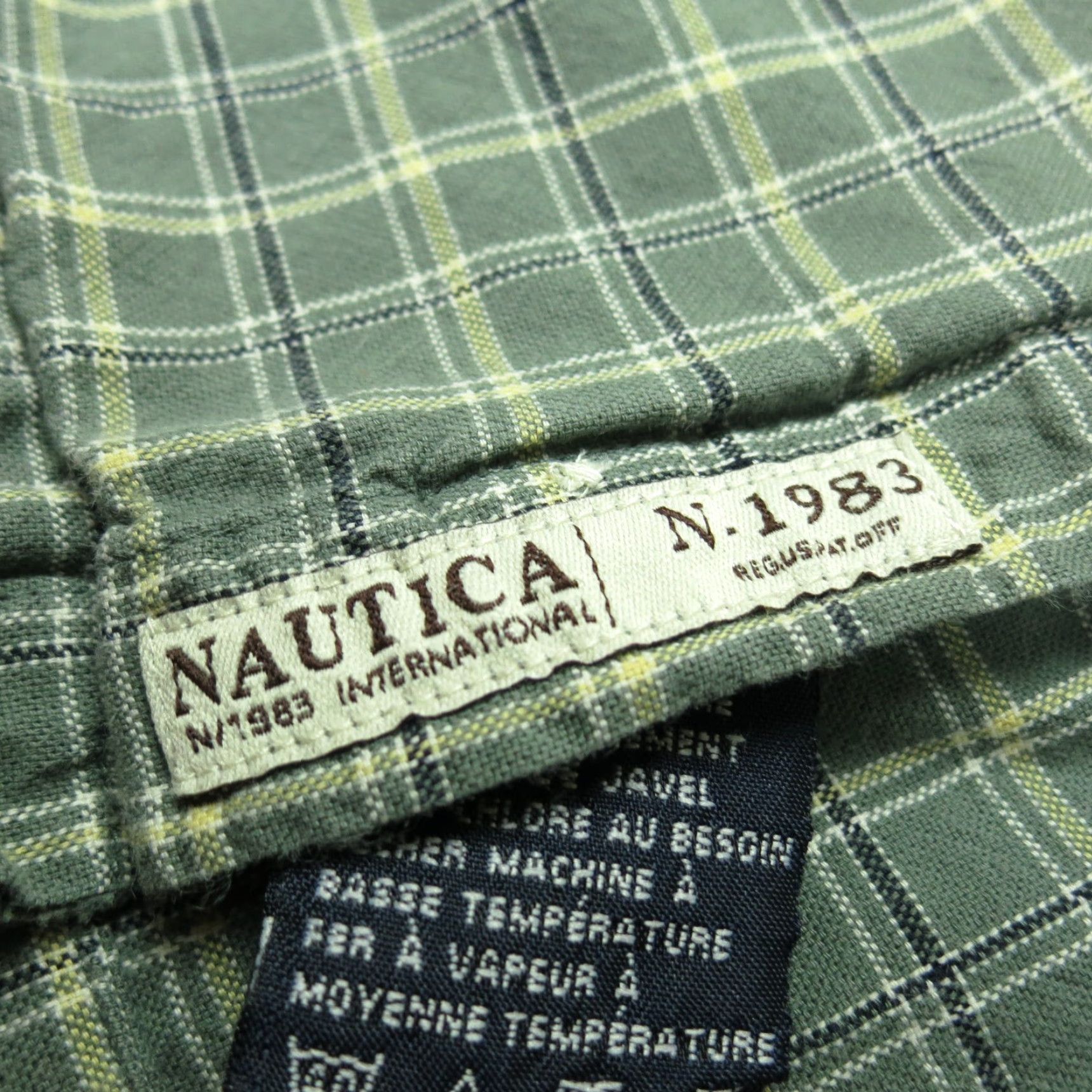 Nautica Nautica Shirt Mens Medium Green Plaid Button-Up Casual Shirt Size US M / EU 48-50 / 2 - 5 Thumbnail