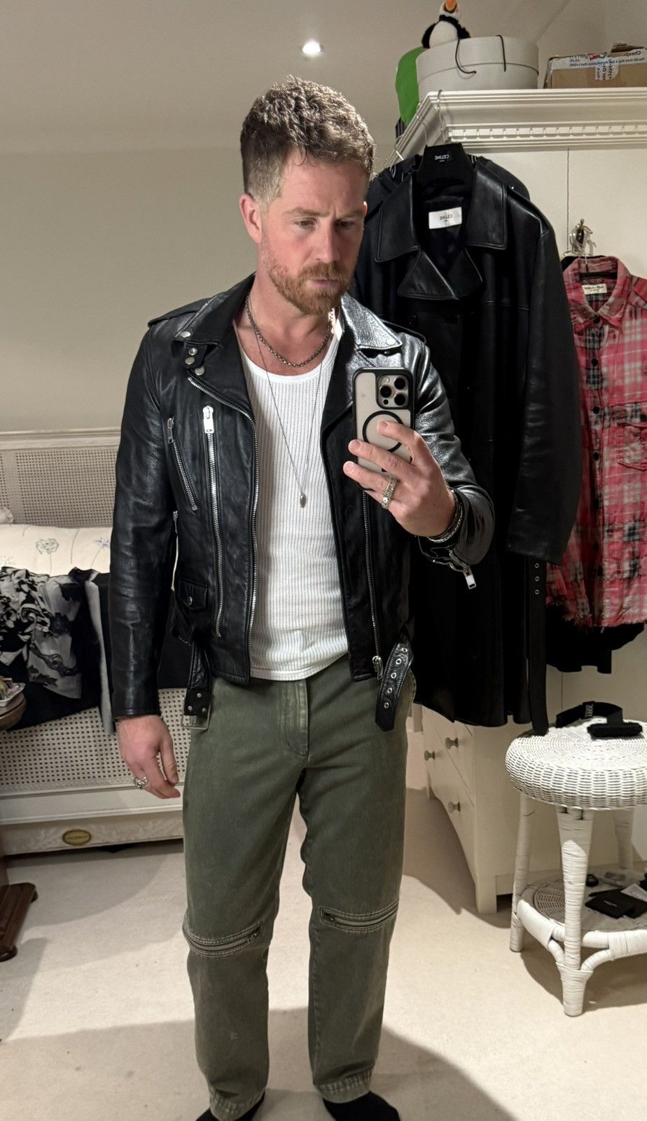 Saint Laurent Paris Saint Laurent Bloodluster leather L17 biker jacket Grail 50 Size US M / EU 48-50 / 2 - 2 Thumbnail