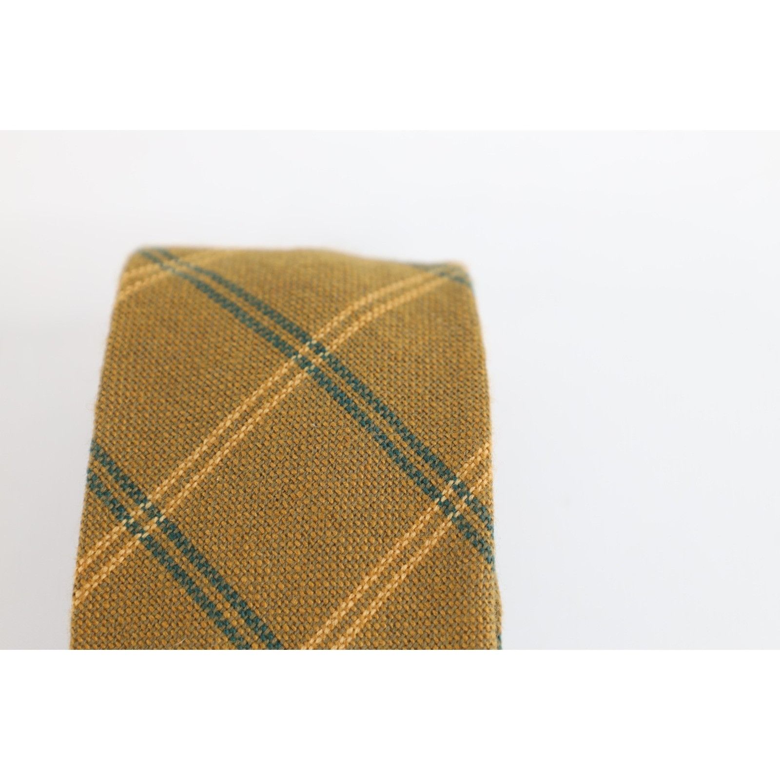 Vintage Vintage 50s 60s Rockabilly Wool Cashmere Tweed Neck Tie Size ONE SIZE - 2 Thumbnail