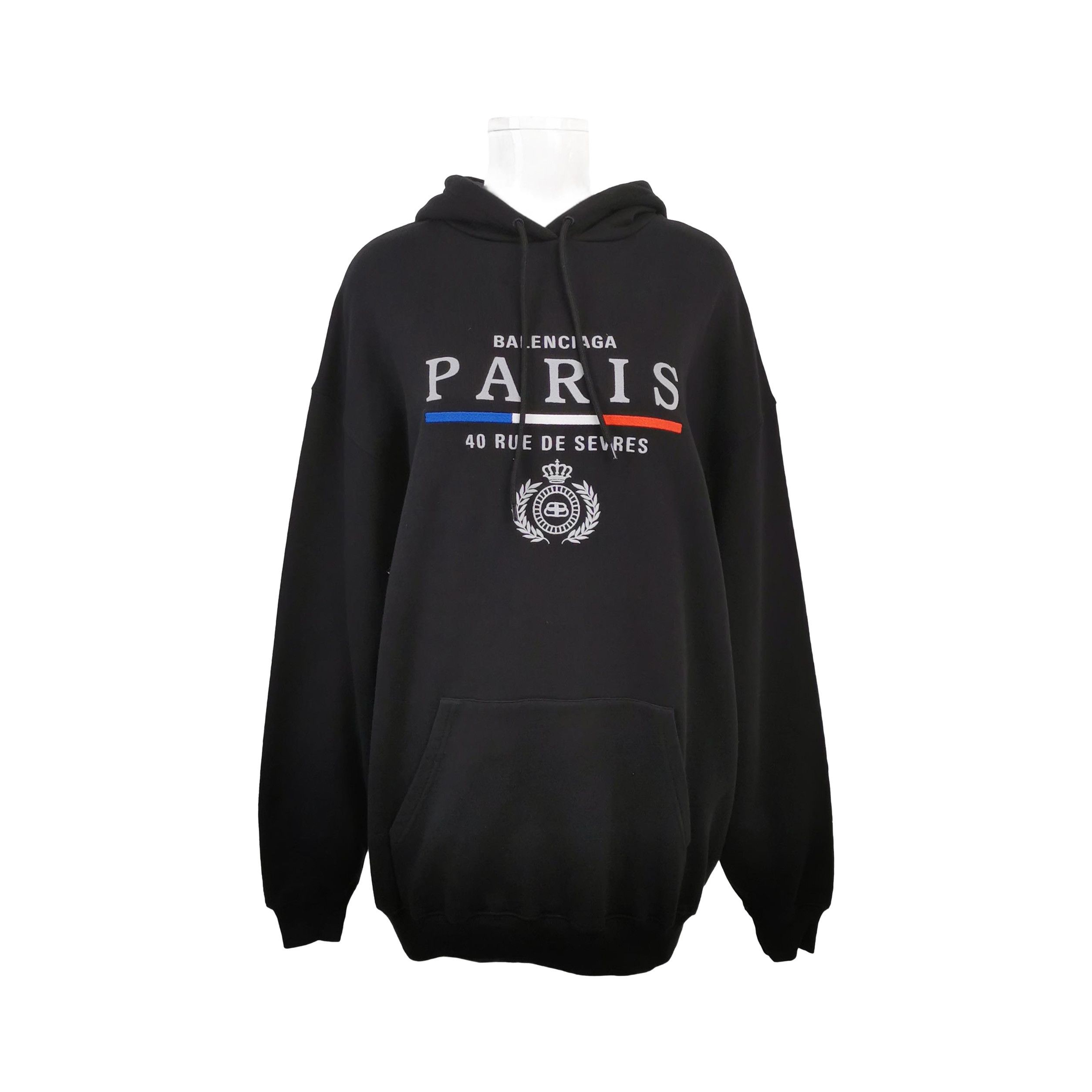 Balenciaga Balenciaga XS Cotton Logo Hoodie Size XS / US 0-2 / IT 36-38 - 1 Thumbnail