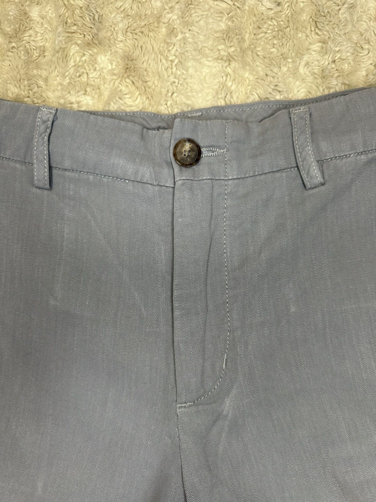 Vince Vince slate grey cotton-linen blend chino shorts Size 32 Size US 32 / EU 48 - 3 Thumbnail