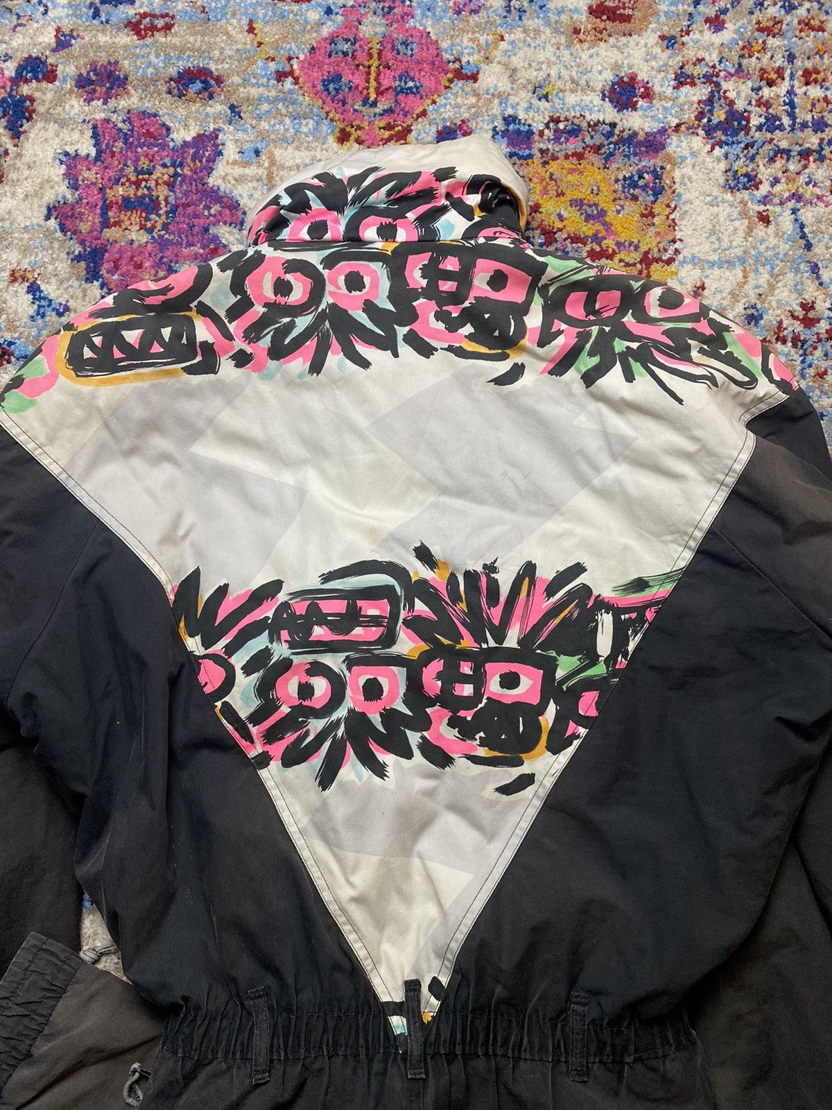 Quiksilver × Vintage VINTAGE QUIKSILVER CLASSIC FACE TRIBE SKI JUMPSUIT Size US 30 / EU 46 - 4 Thumbnail