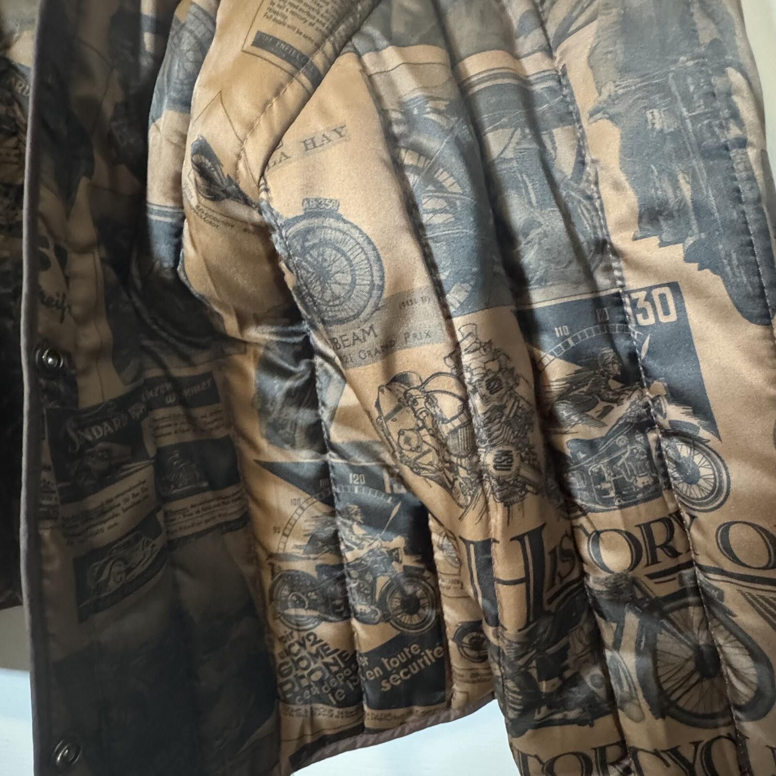 FirstGear FirstGear Motorcycle Jacket Liner with Vintage Print-XL Size ONE SIZE - 2 Thumbnail