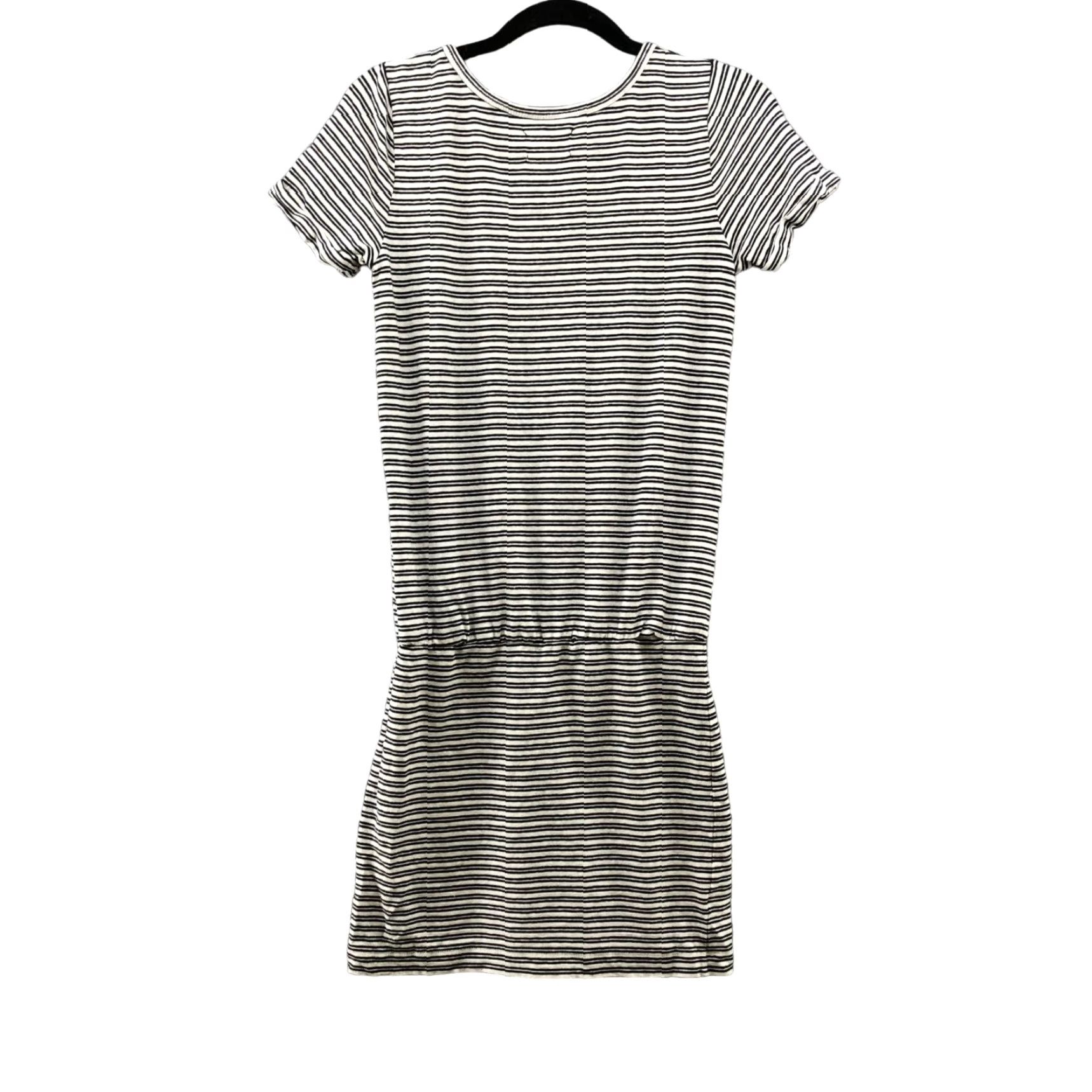 Lou & Grey Lou & Grey T Shirt Dress - Linen Cotton Striped Mini A-Line XS Women’s Short Sleeve, Multicolor Size XS / US 0-2 / IT 36-38 - 2 Thumbnail