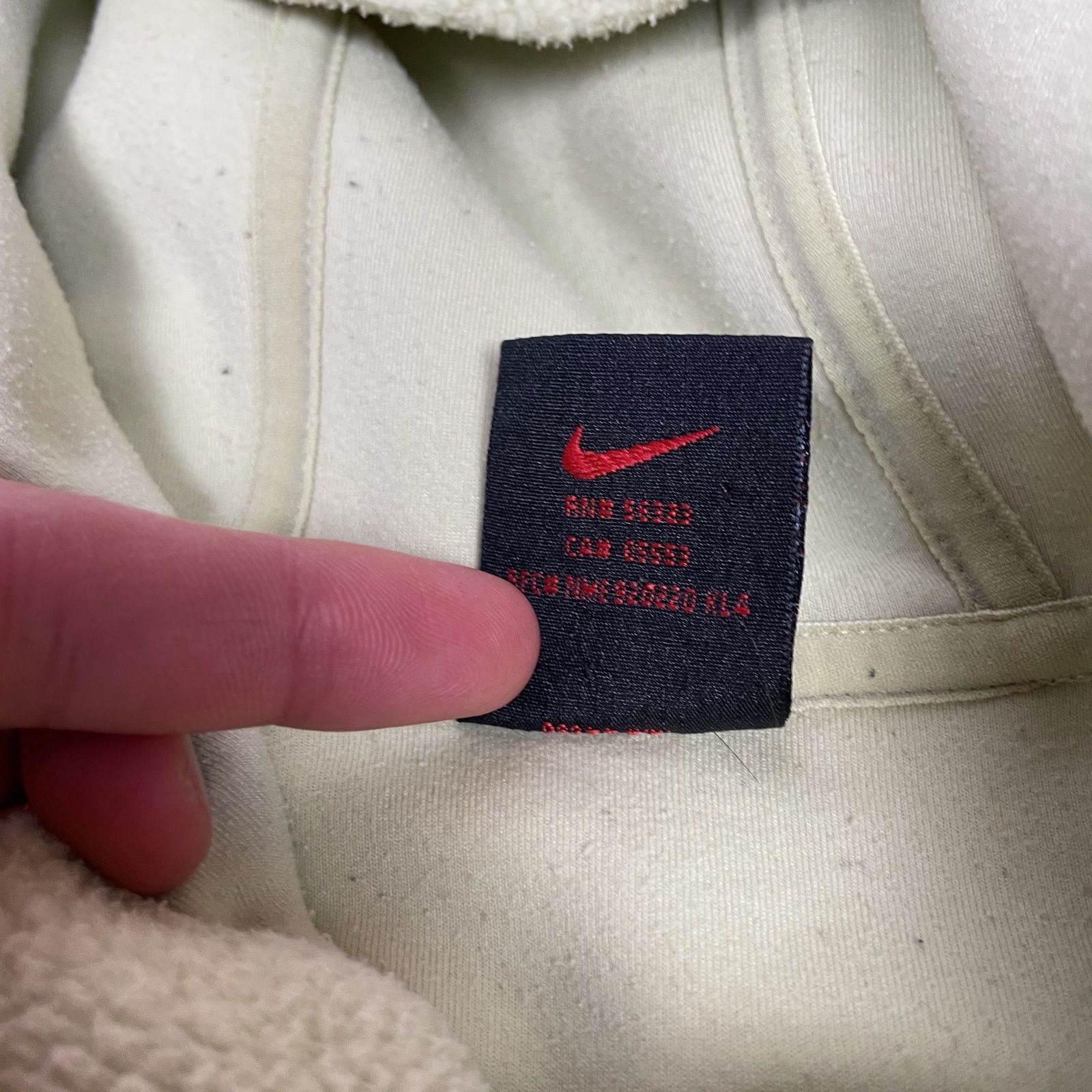 Nike × Vintage Nike Womens Green Long Sleeve Fleece Pullover Hoodie S (4-6) Size S / US 4 / IT 40 - 10 Thumbnail