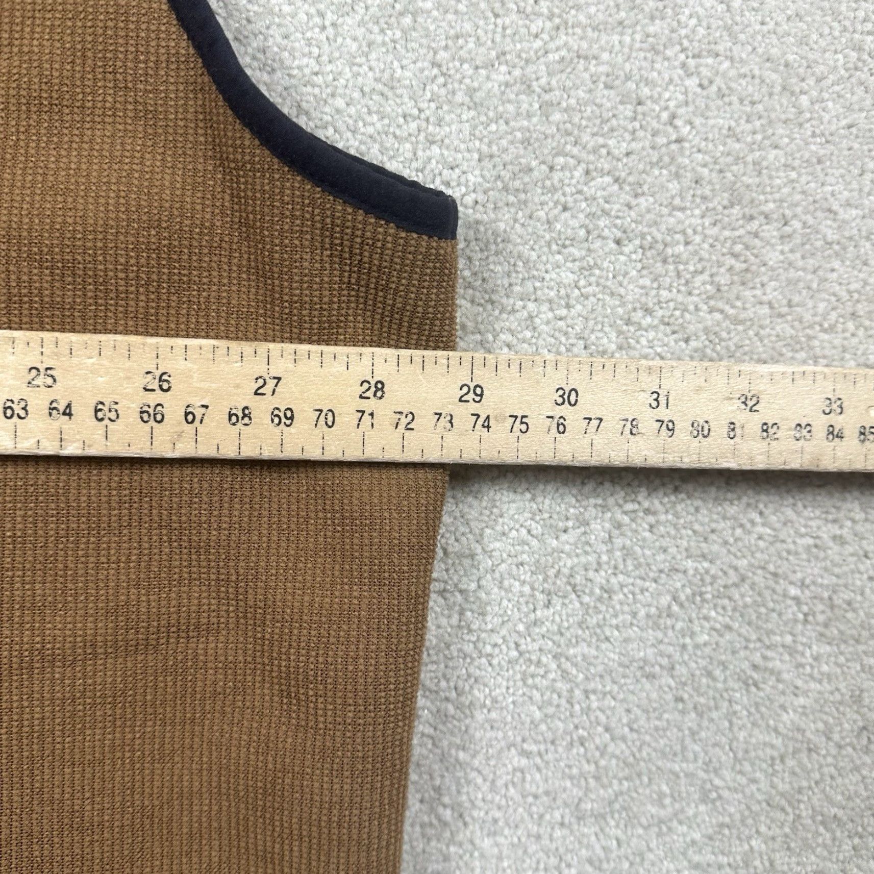 Carhartt Carhartt Vest Mens 3XL V28 BUC Duck Brown Textured Windbreaker All Seasons Pockets Zip Regular Size US XXL / EU 58 / 5 - 7 Thumbnail