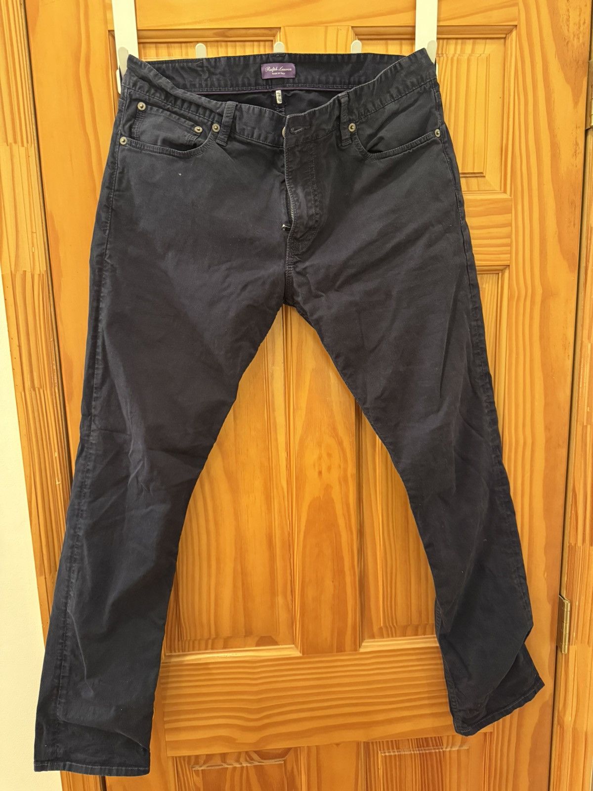 Ralph Lauren Purple Label RLPL blue pants Size US 34 / EU 50 - 1 Thumbnail