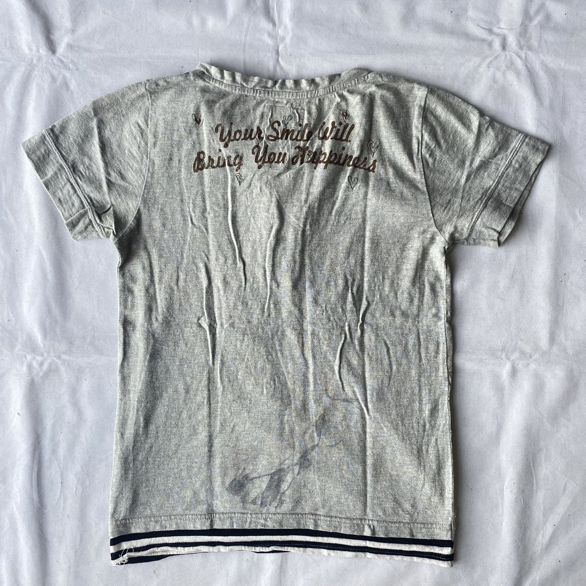 If Six Was Nine × Japanese Brand × Le Grande Bleu (L.G.B.) Freedom Japanese Style Double Layer Striped Tees Size US L / EU 52-54 / 3 - 11 Thumbnail