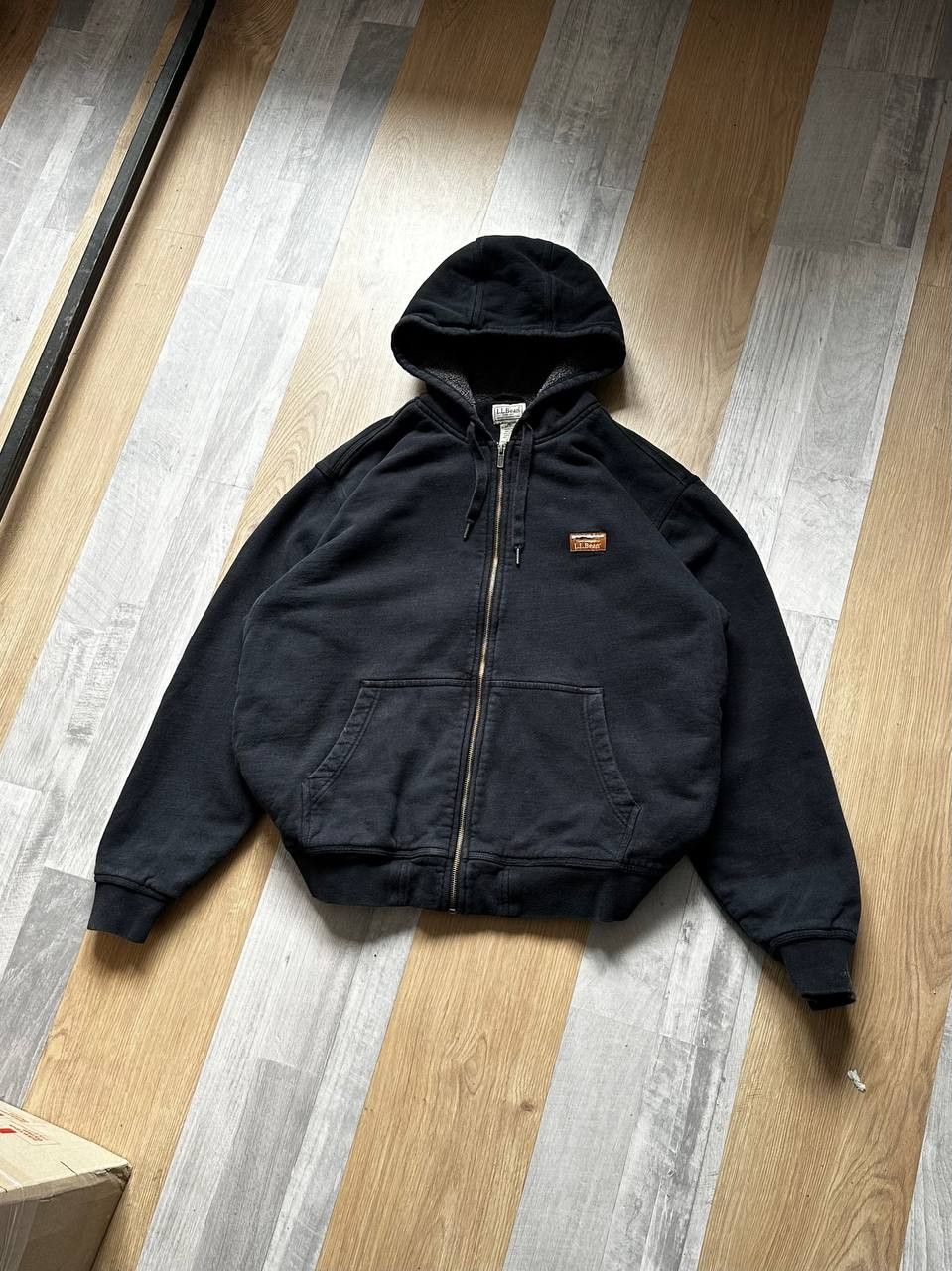 L.L. Bean Vintage L.L. Bean Lined Full Zip Baggy Hoodie Size US L / EU 52-54 / 3 - 1 Thumbnail
