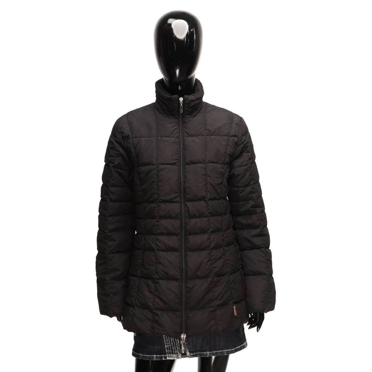 Moncler Women’s Moncler Long Down Coat Quilted Jacket Black Size: 0 Size XS / US 0-2 / IT 36-38 - 3 Thumbnail