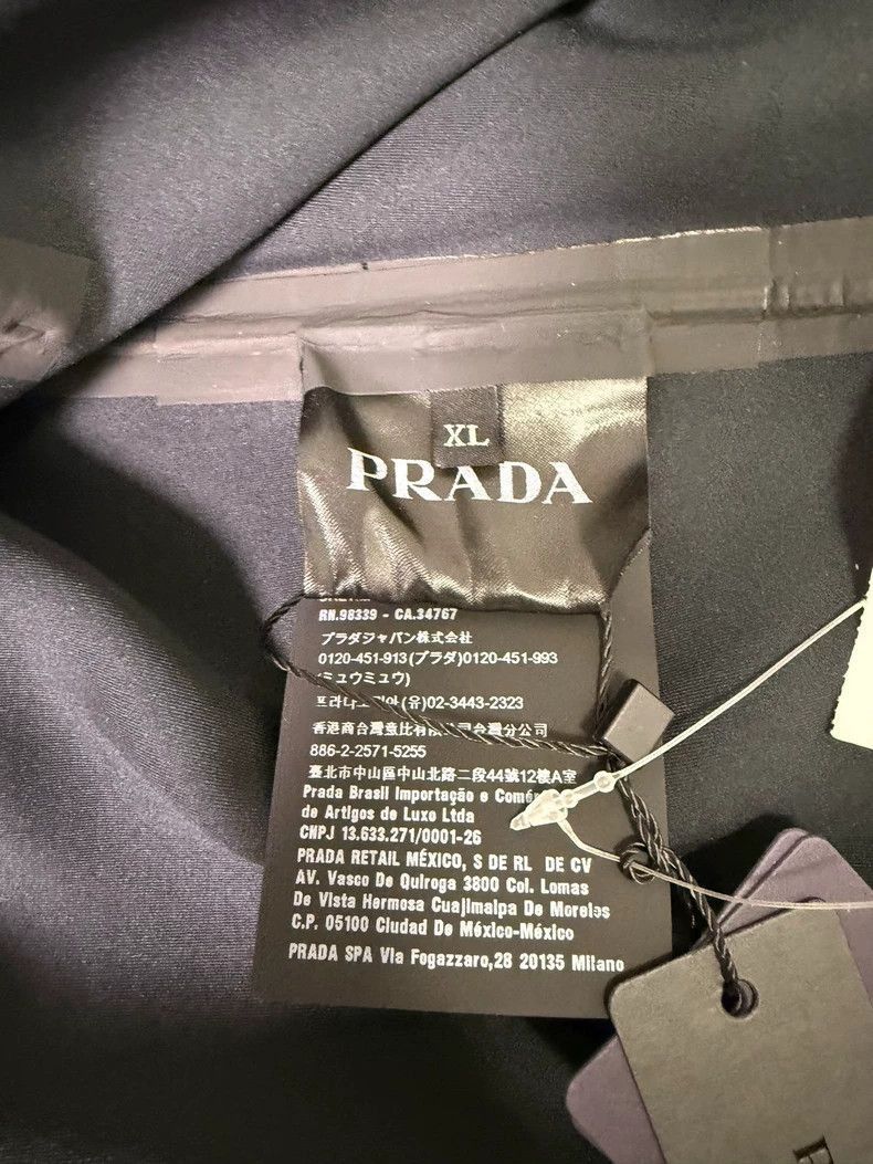 Prada Prada Prada Black Technical Fabric Jacket-2507 Size US XL / EU 56 / 4 - 5 Thumbnail