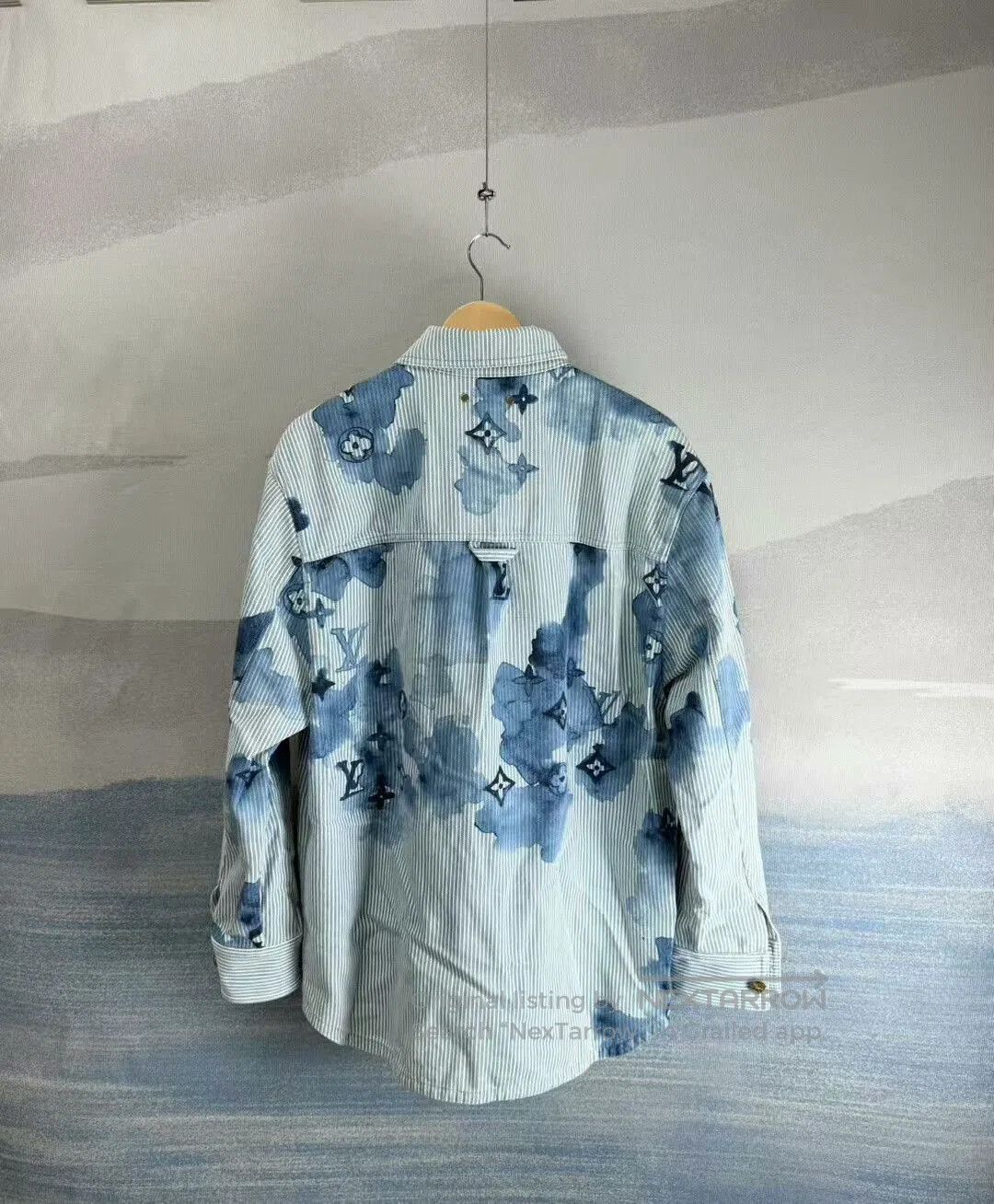 Louis Vuitton louis vuitton watercolor denim work jacket. Size US M / EU 48-50 / 2 - 2 Thumbnail