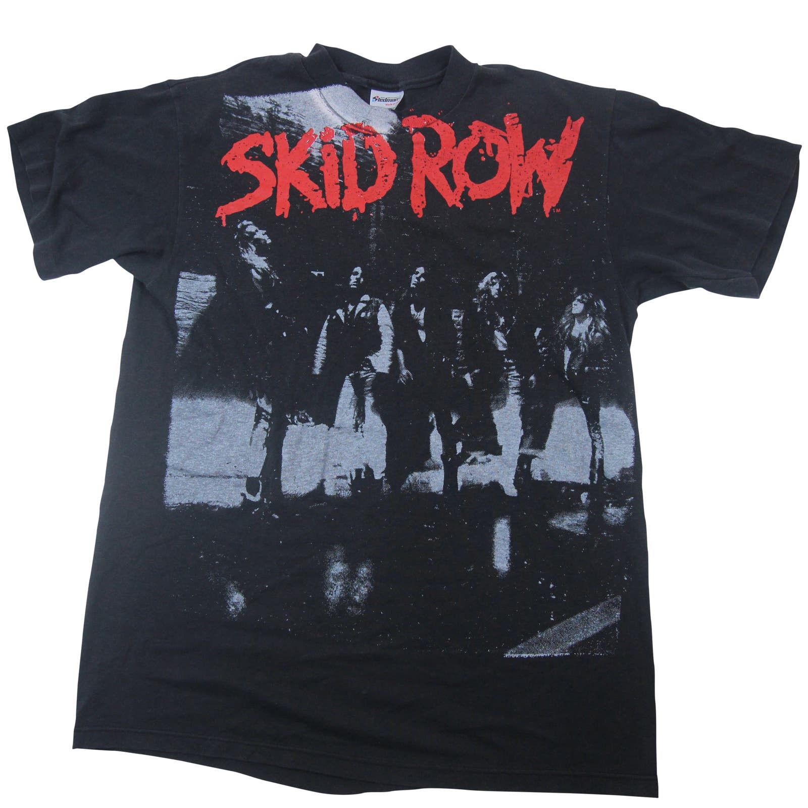 image of Band Tees x Vintage 1989 Skid Row "making A Mess Of The Us" Tour T Shirt in Black (Size Large)