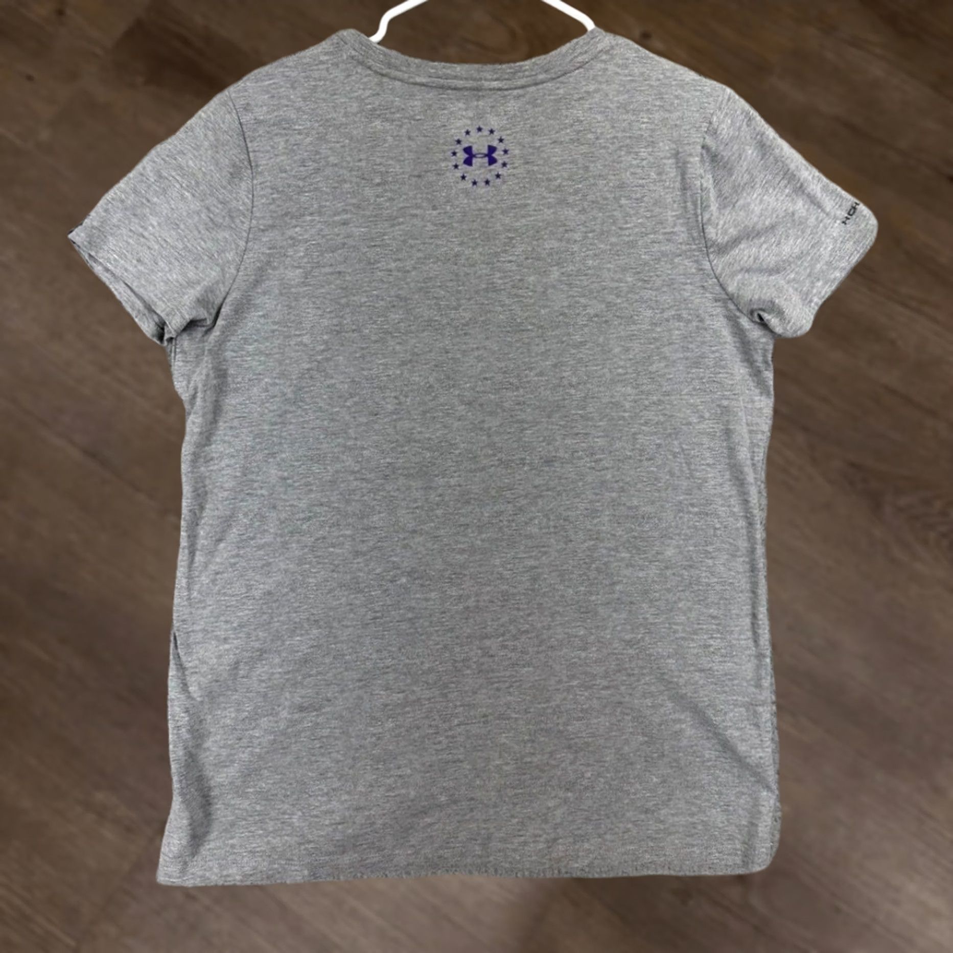 Under Armour VINTAGE Under Armour Shirt Womens XL Gray Heat Gear Wounded Warrior Project Crewneck Tee Size XL / US 12-14 / IT 48-50 - 1 Thumbnail