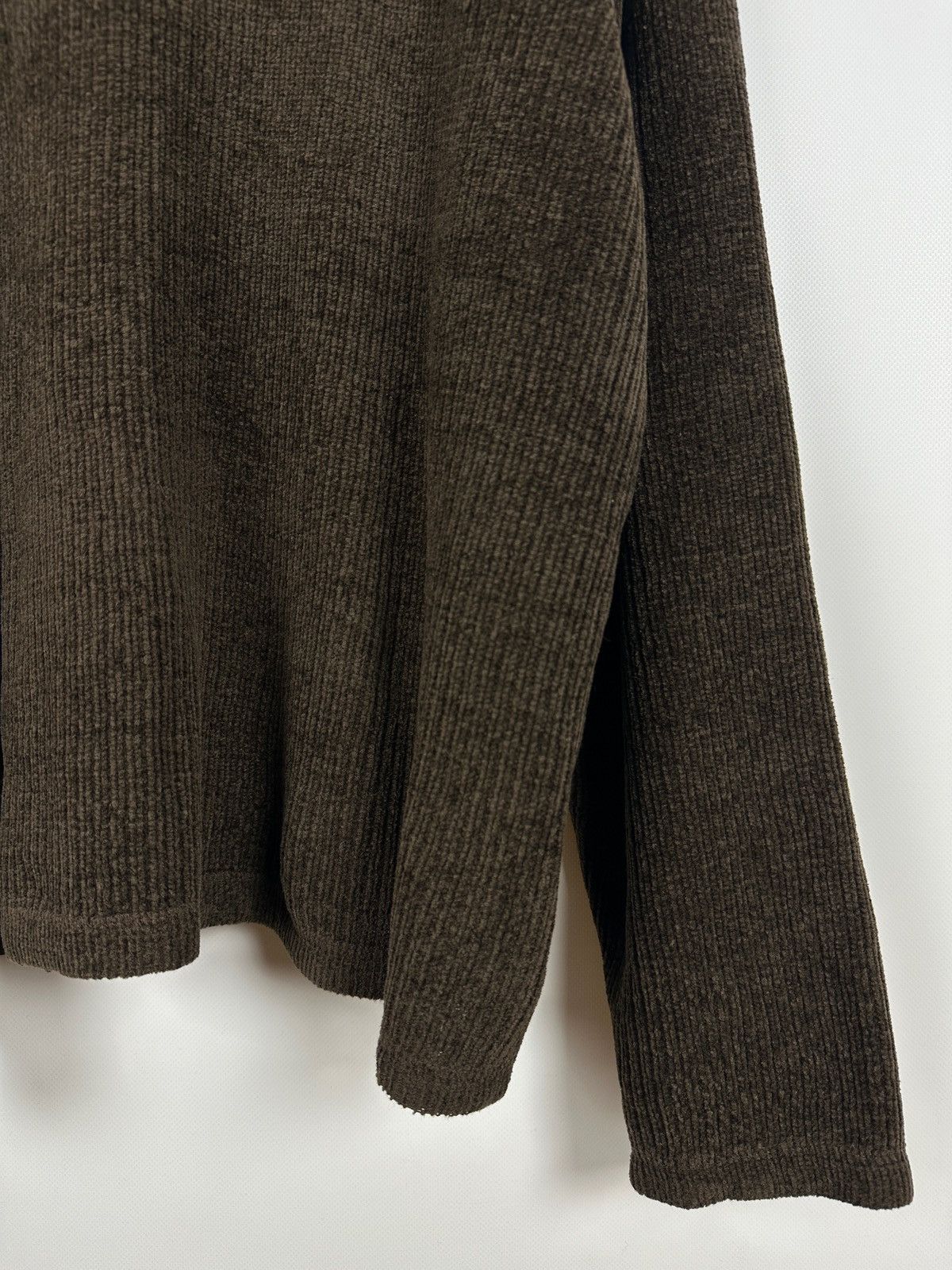 Yves Saint Laurent Vintage Yves Saint Laurent YSL Mock Neck Ribbed Sweater Size US L / EU 52-54 / 3 - 9 Thumbnail