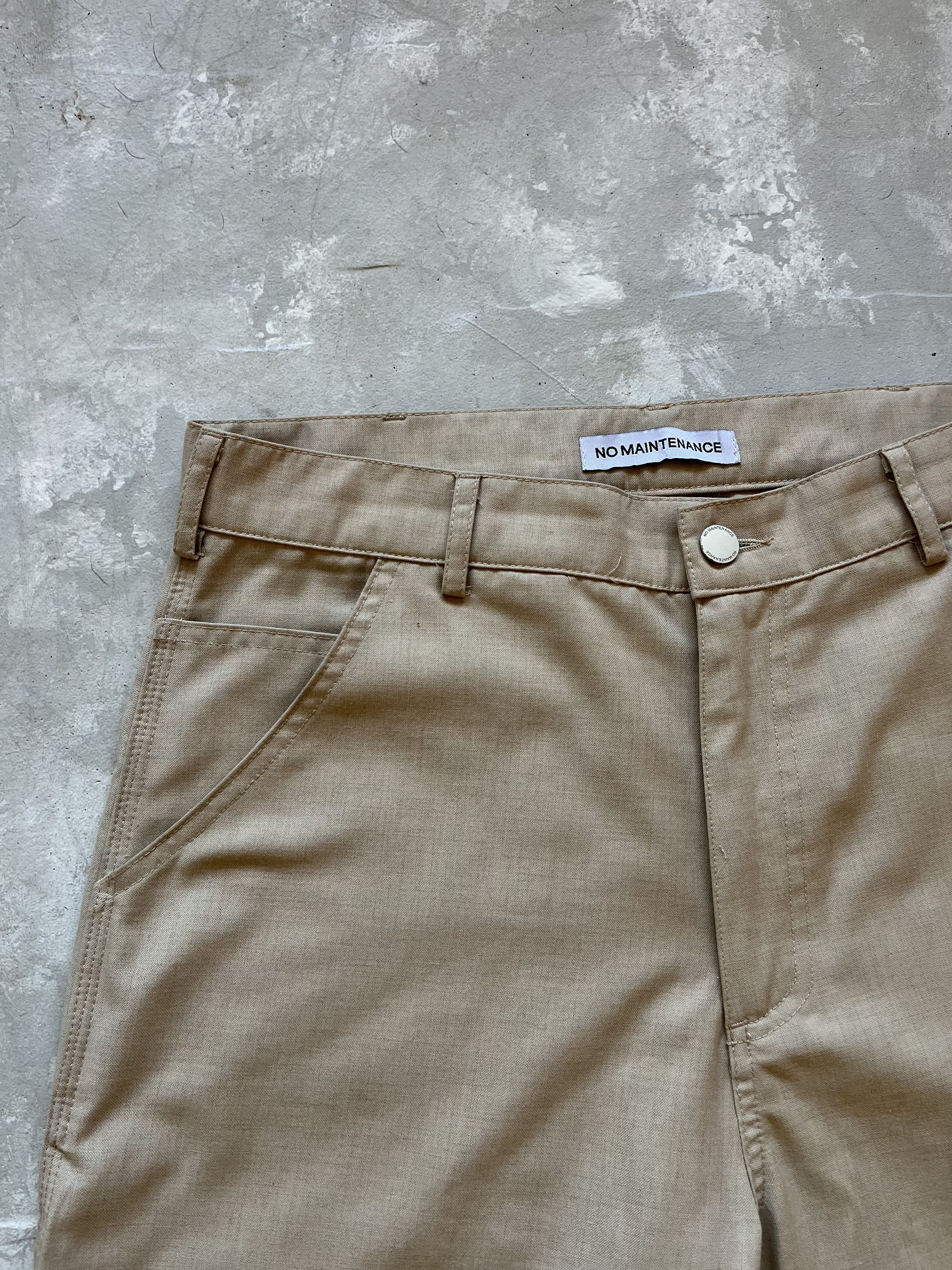 No Maintenance No maintenace cream pant 2023 collection Size US 32 / EU 48 - 2 Thumbnail