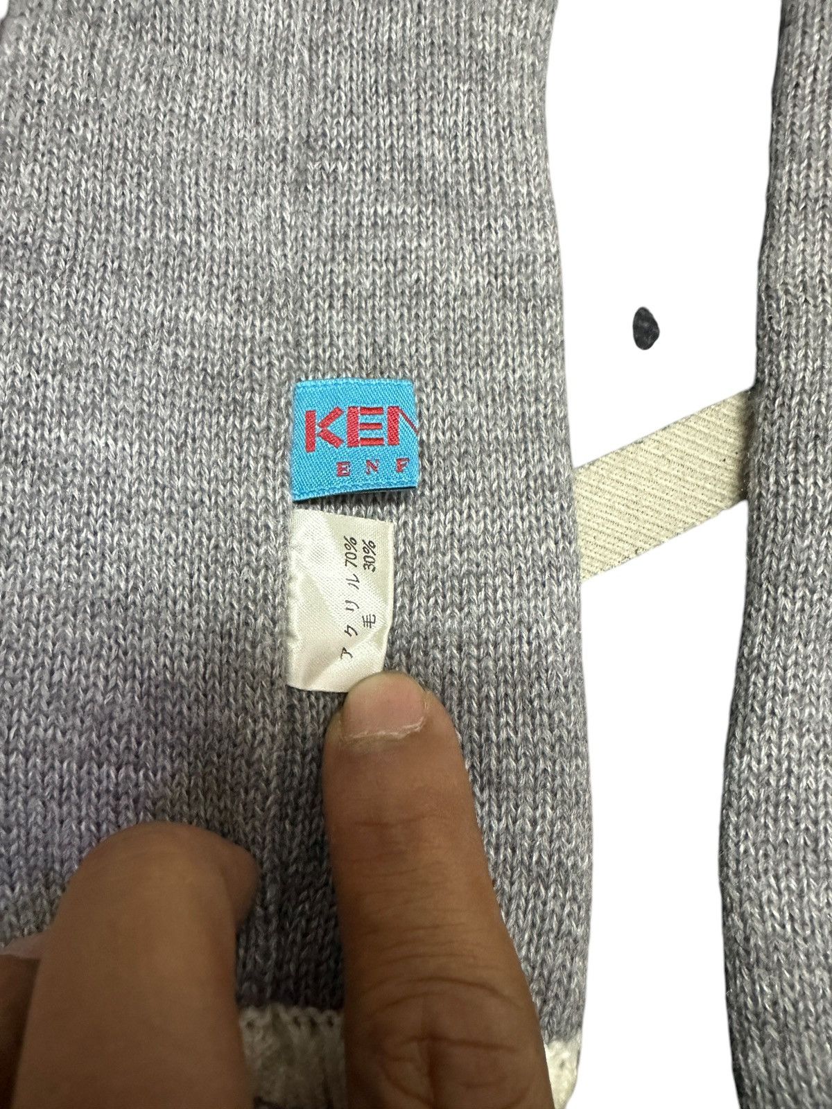 Kenzo Vintage Kenzo Enfant Knit Scarve Spell Out Size ONE SIZE - 3 Thumbnail
