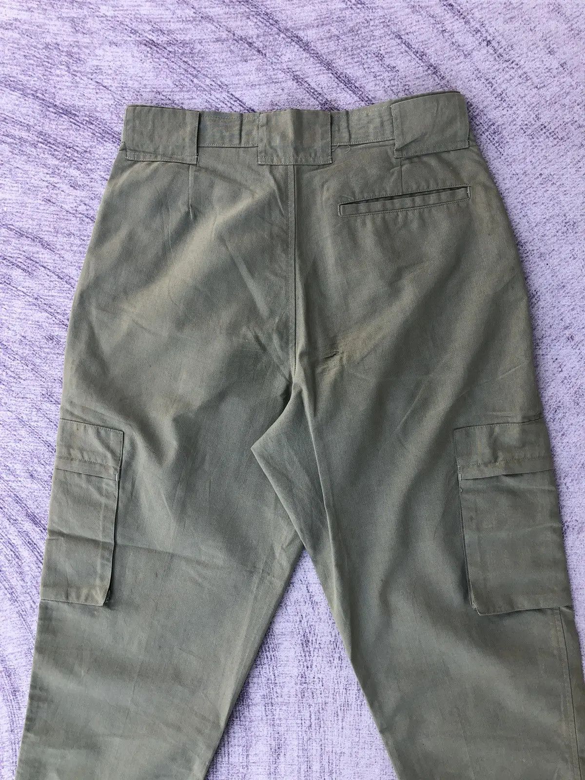Japanese Brand Japanese Green Cargo Pants Multipocket Tactical Utility Size US 27 - 13 Thumbnail