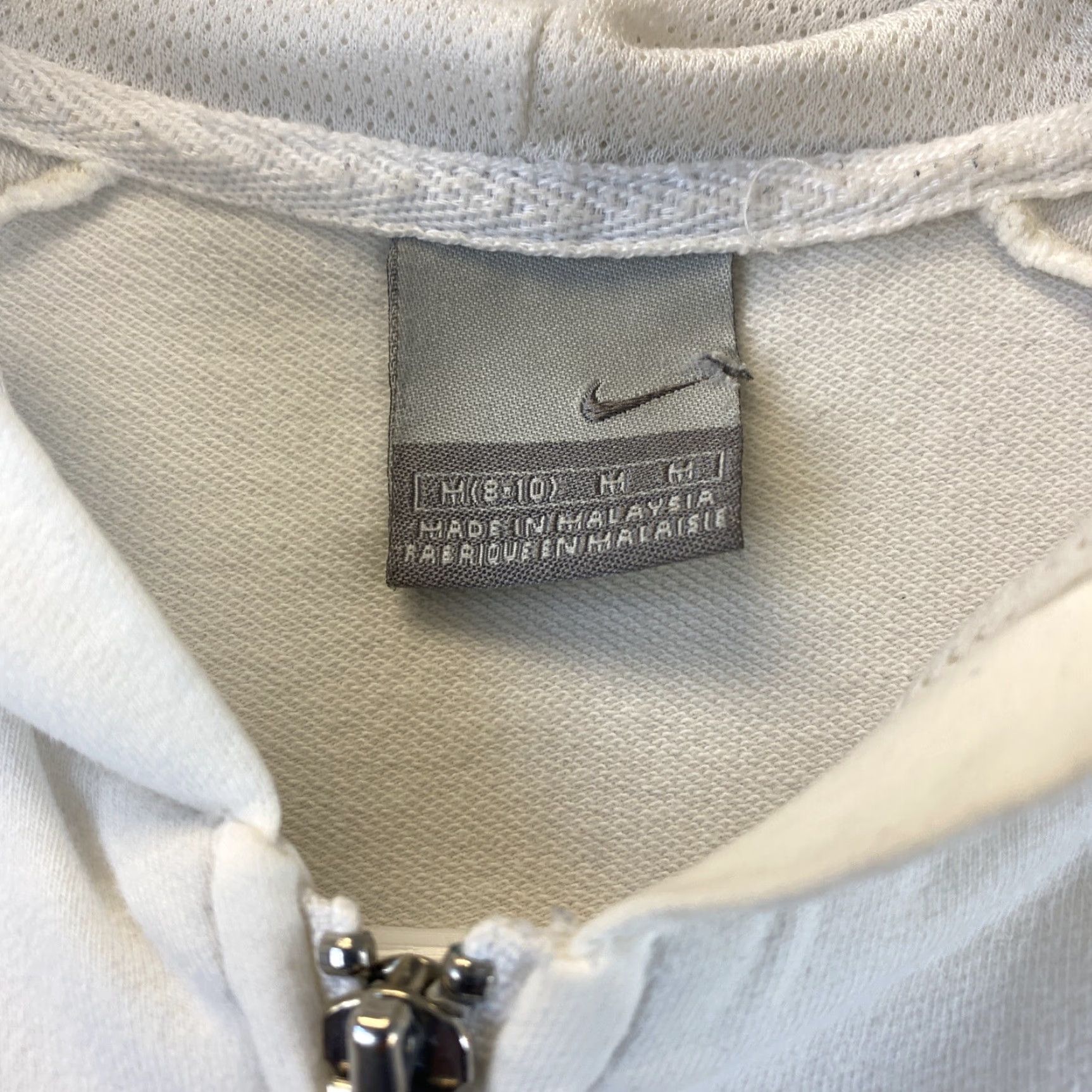Nike Nike Women's Hoodie Sweatshirt M White Full Zip Zipper Casual Athletic Exercise 8-10 Size M / US 6-8 / IT 42-44 - 5 Thumbnail