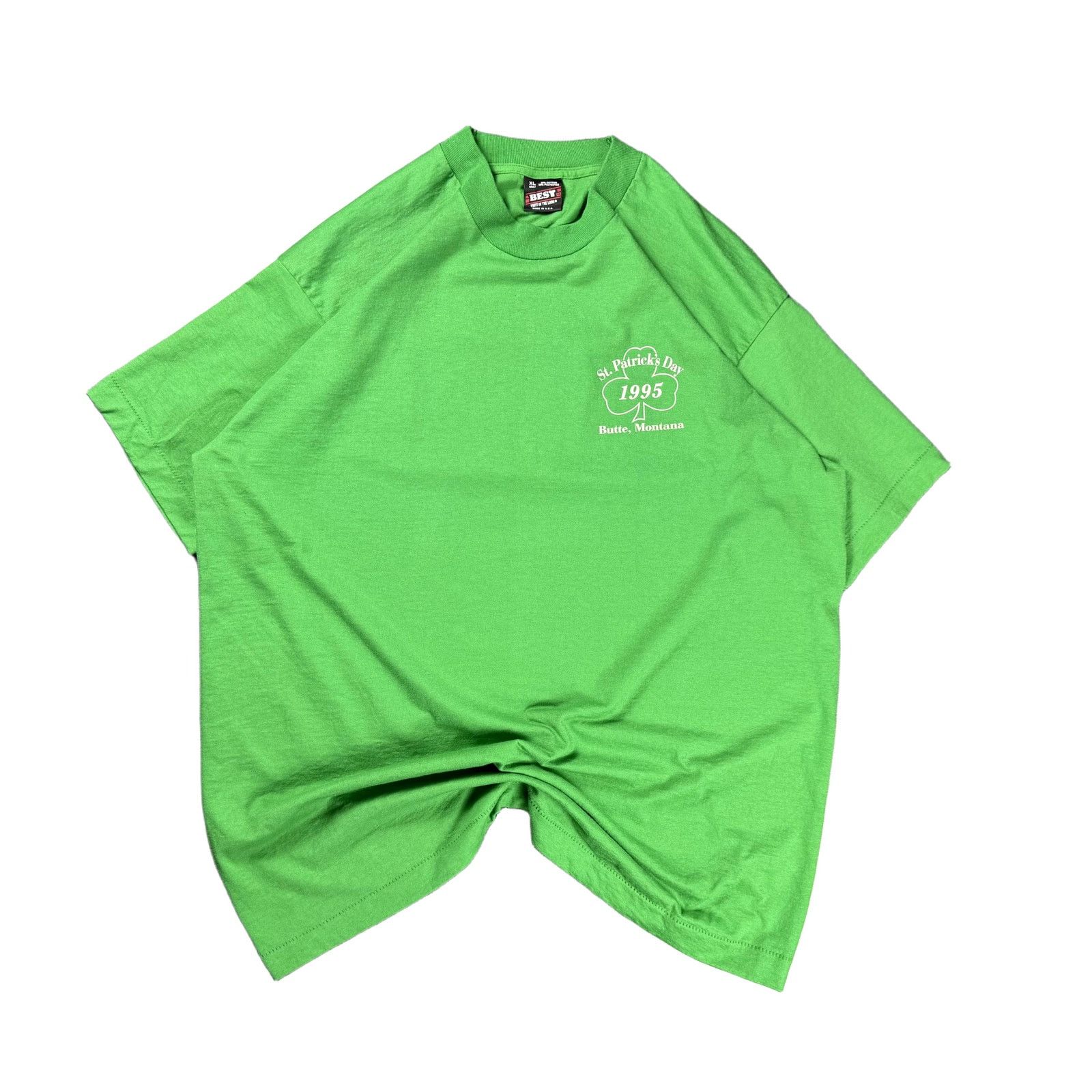 Fruit Of The Loom Vintage St. Patrick's Day 1995 Tee XL Single Stitch Size US XL / EU 56 / 4 - 2 Thumbnail