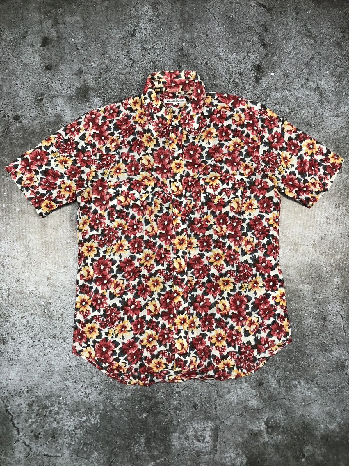 Beauty Beast × Jean Paul Gaultier × semanticdesign SEMANTIC DESIGN Flower Print Button Size US L / EU 52-54 / 3 - 1 Thumbnail