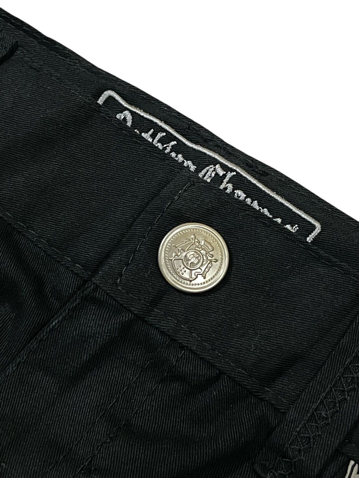 14th Addiction Y2k Japan Stage Mischivous Skull Graphic Gothic Text Pants Size US 29 - 8 Thumbnail