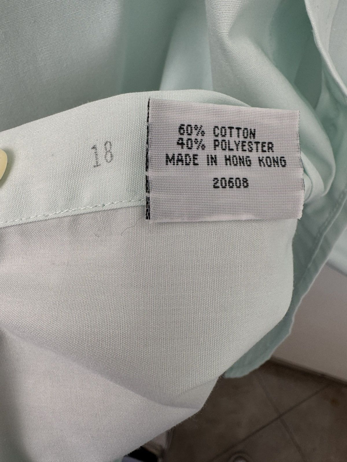 Balmain Balmain Paris Men Shirt Turquoise Size XL Size US XL / EU 56 / 4 - 4 Thumbnail