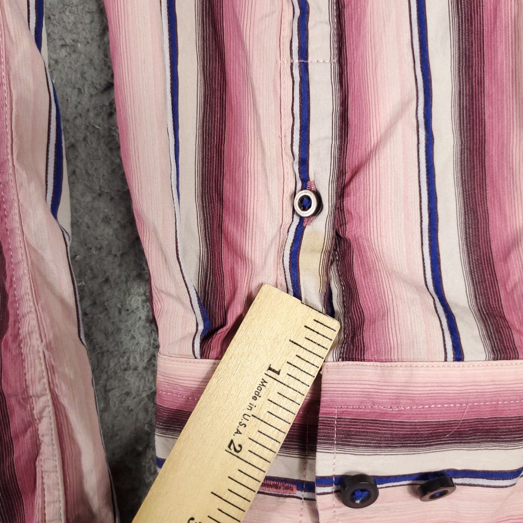 Tommy Bahama Tommy Bahama Shirt Mens Large Burgundy Striped Button-Up Long Sleeve Casual Button-Up Shirt Men L Burgundy Striped Collection Size US L / EU 52-54 / 3 - 4 Thumbnail