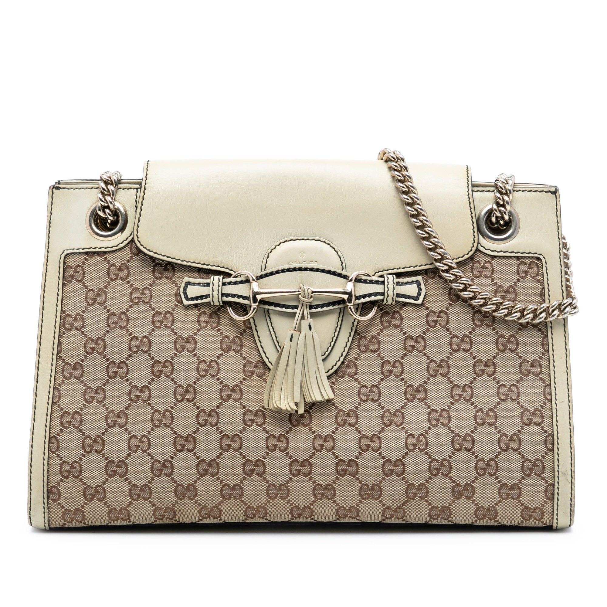 Gucci Large GG Canvas Emily Shoulder Bag Size ONE SIZE - 1 Thumbnail